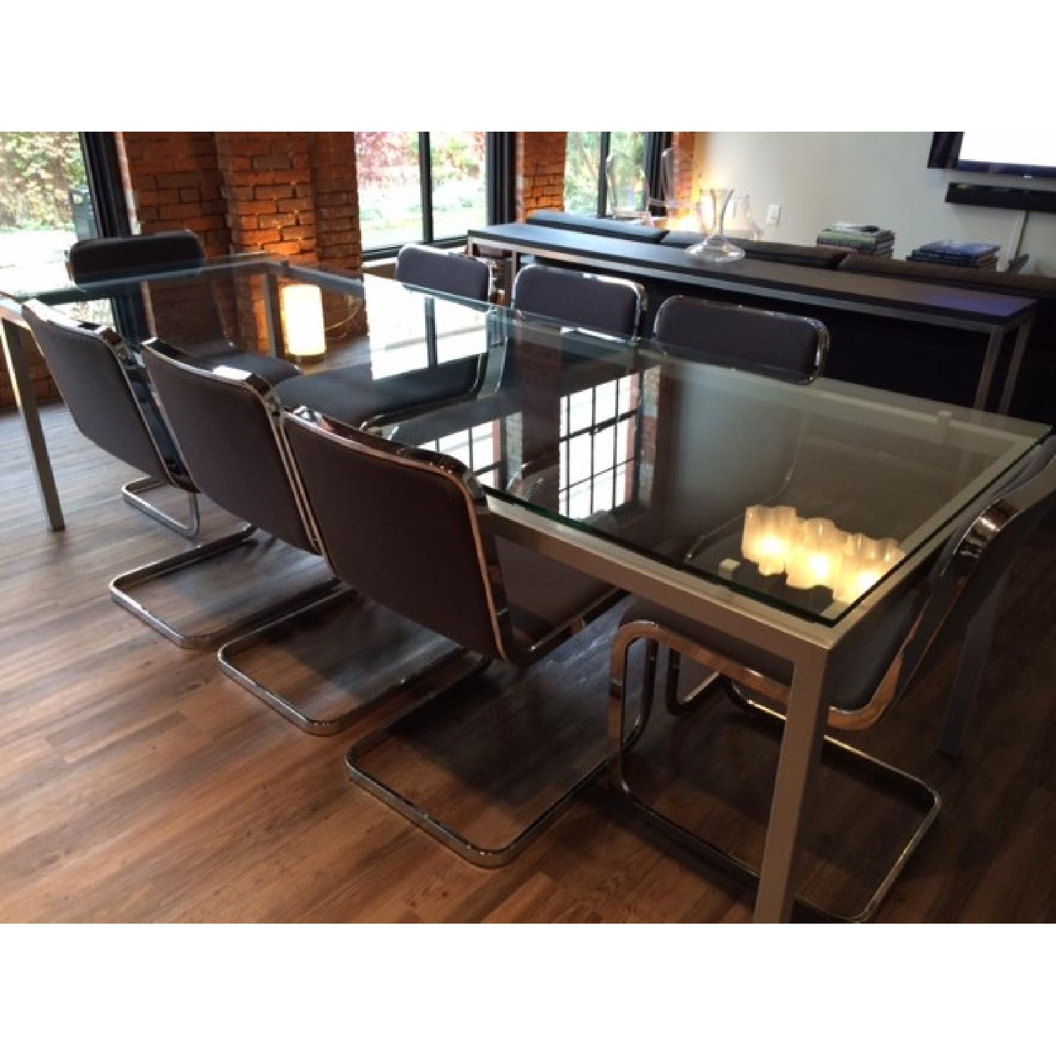 Design Within Reach Tavola Glass Top Table - image-3