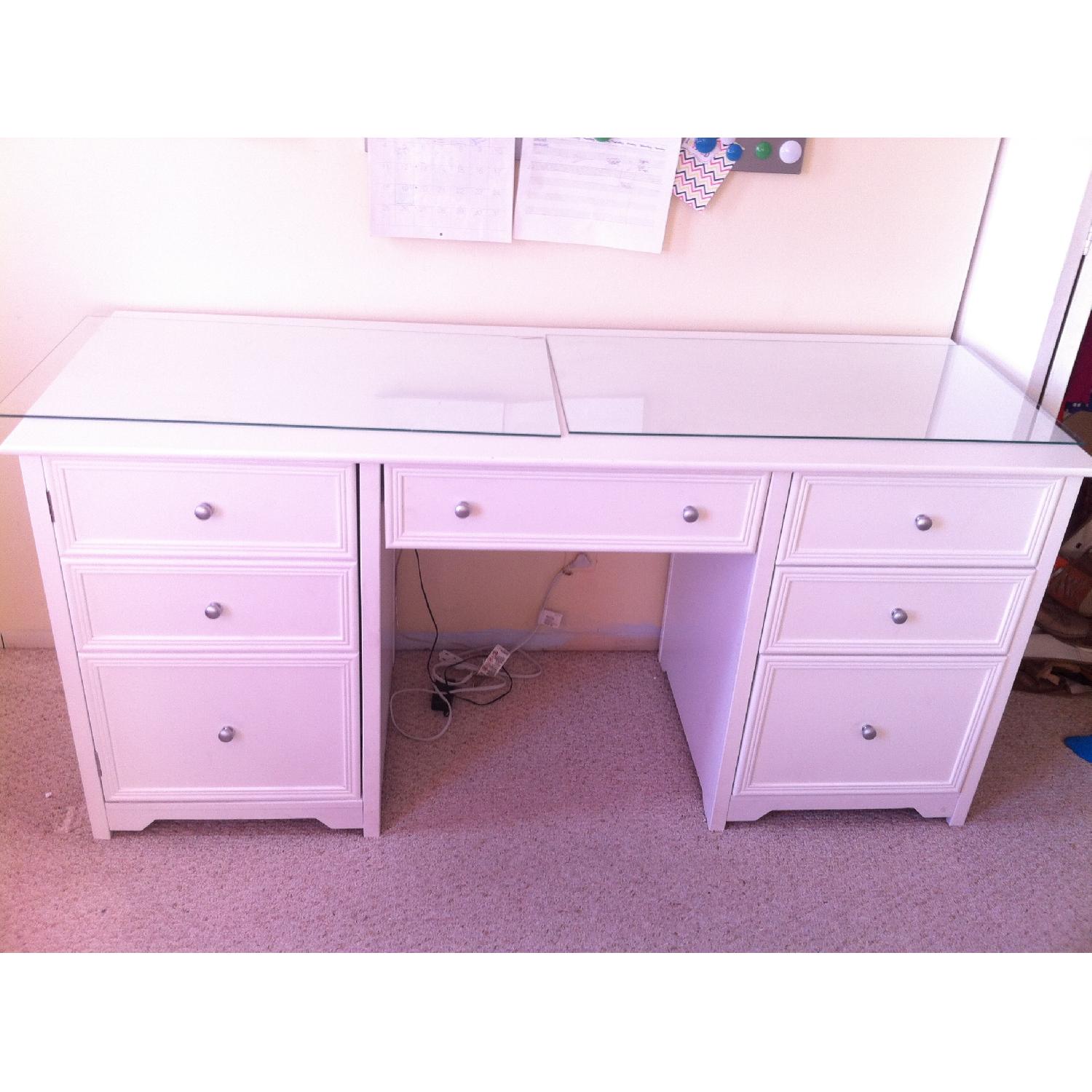 Home Decorators Oxford Executive Desk - image-1