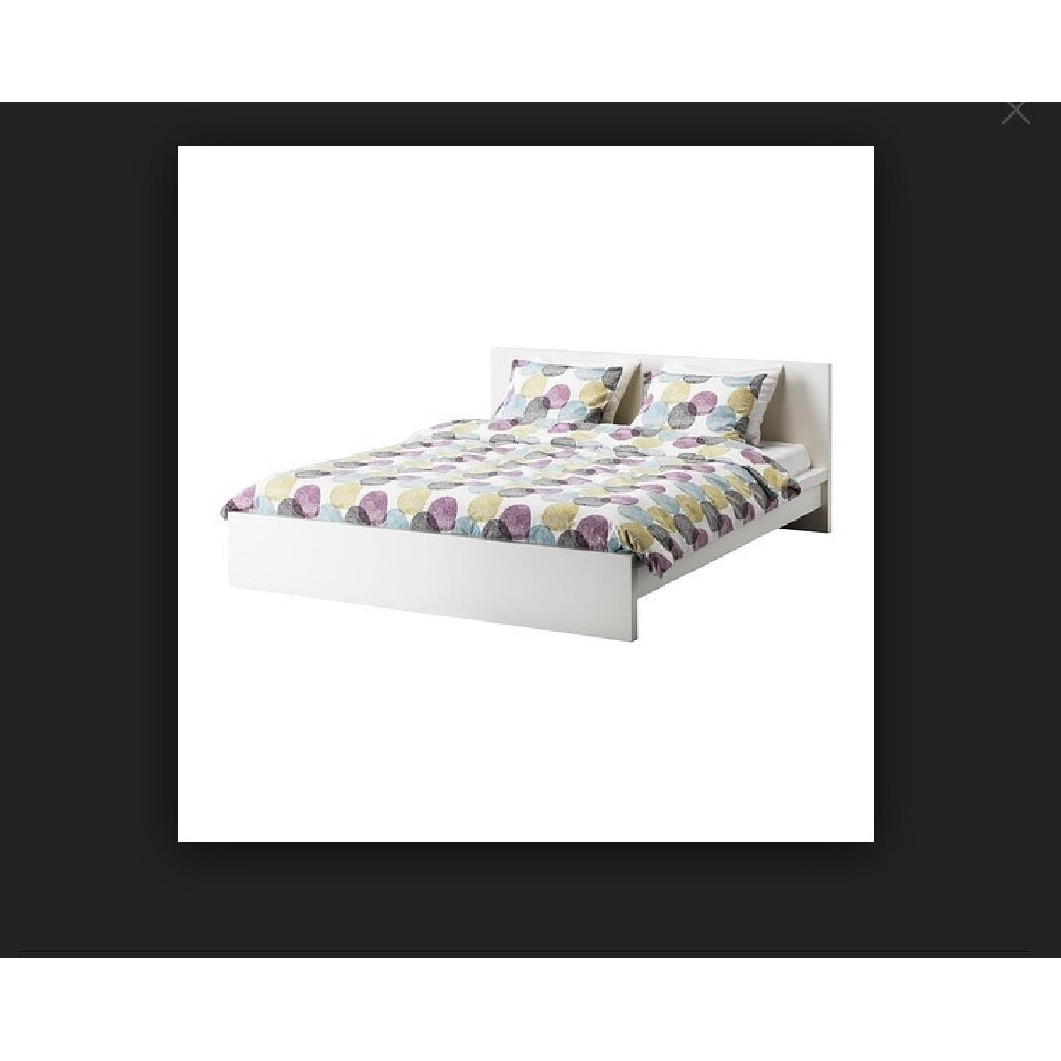 Ikea Malm White Full Size Bed - image-2