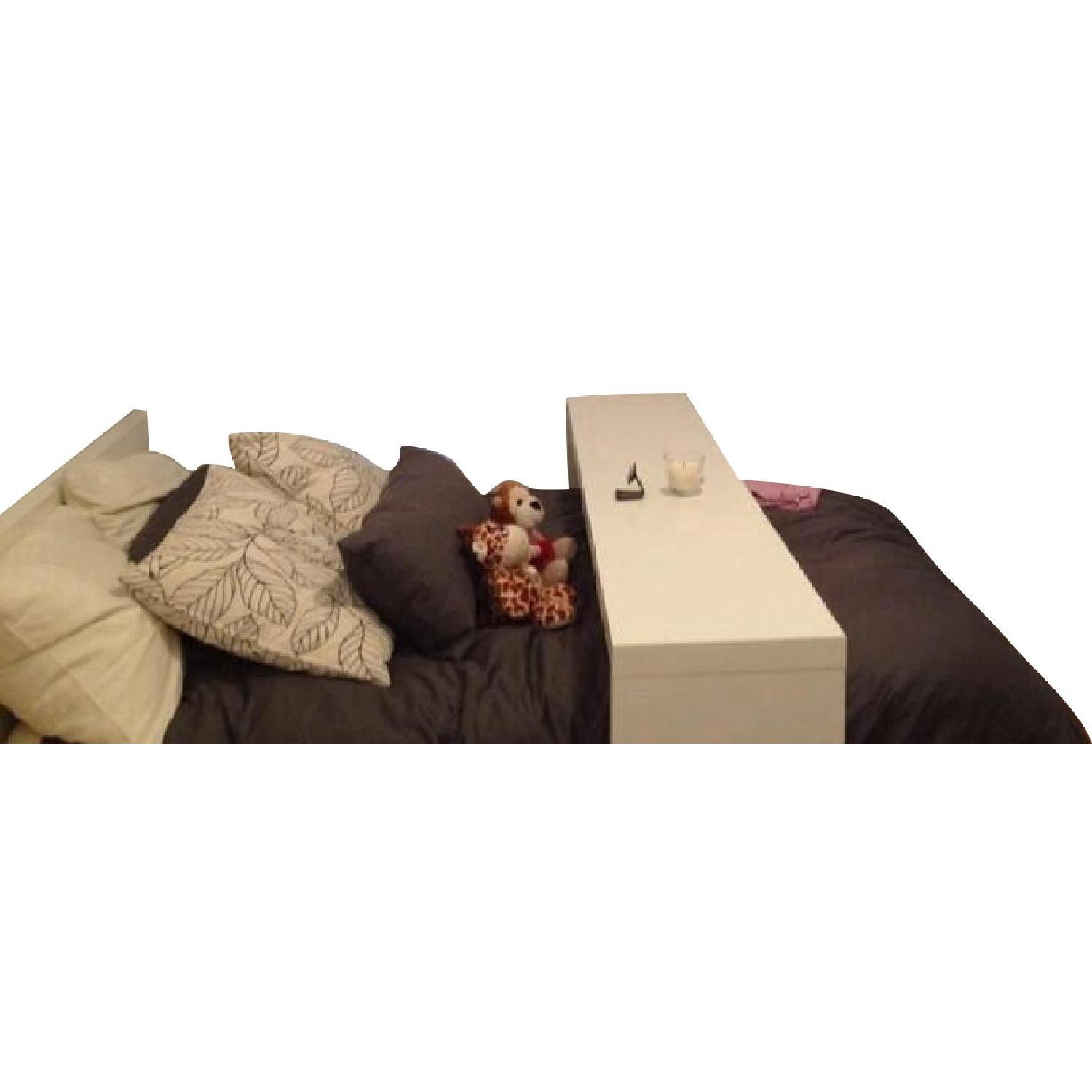 Ikea Malm White Full Size Bed - image-0