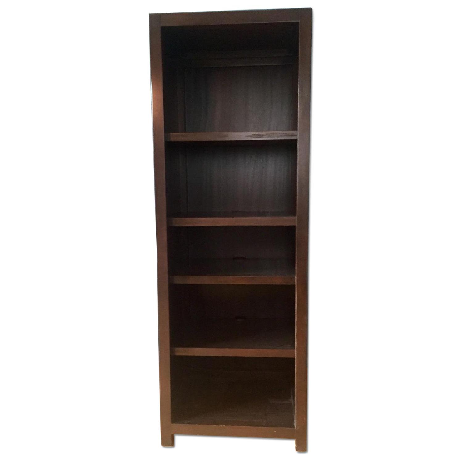 Pottery Barn Montego Mahogany Bookcases - image-0