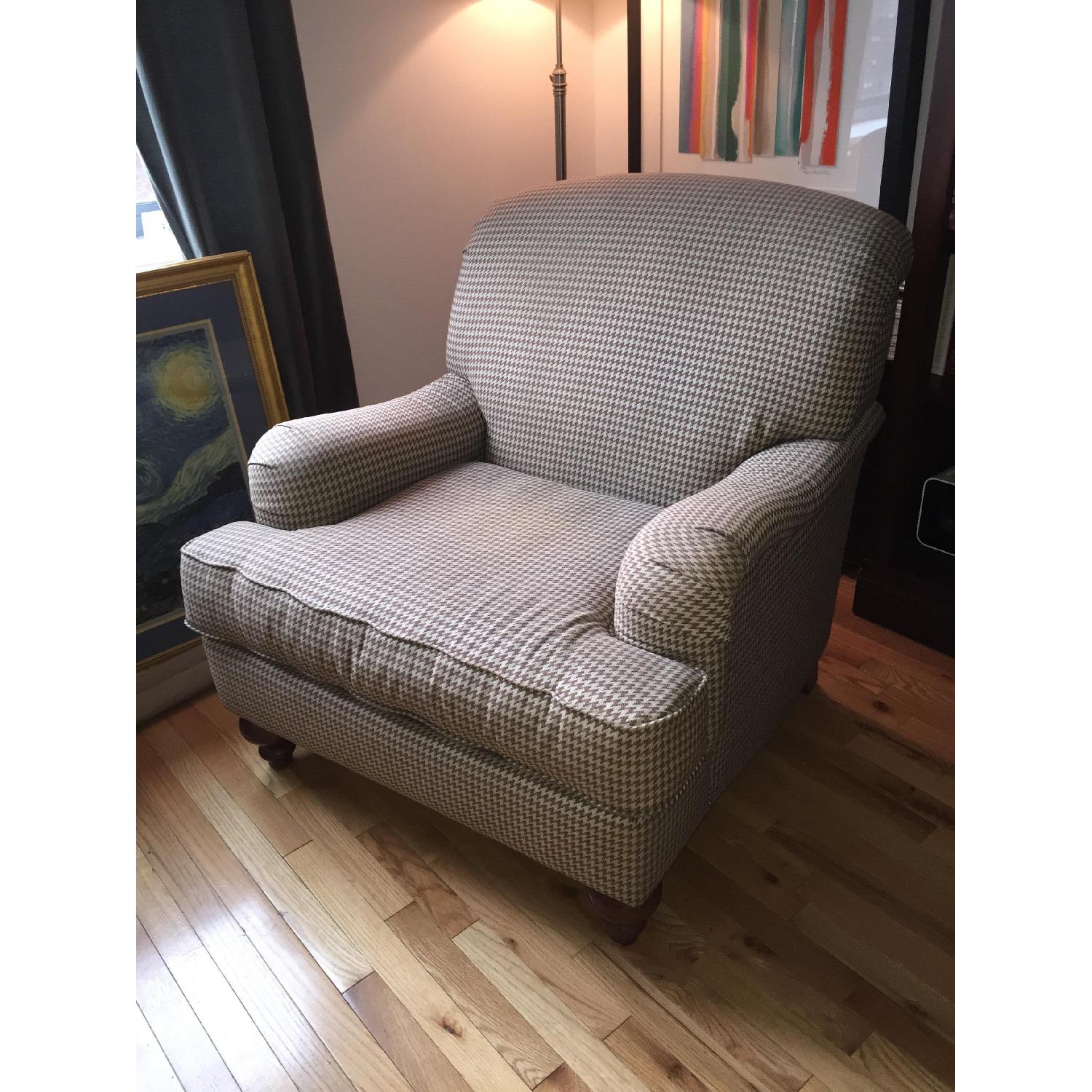 Haverty's Houndstooth Oversized Chair - image-3