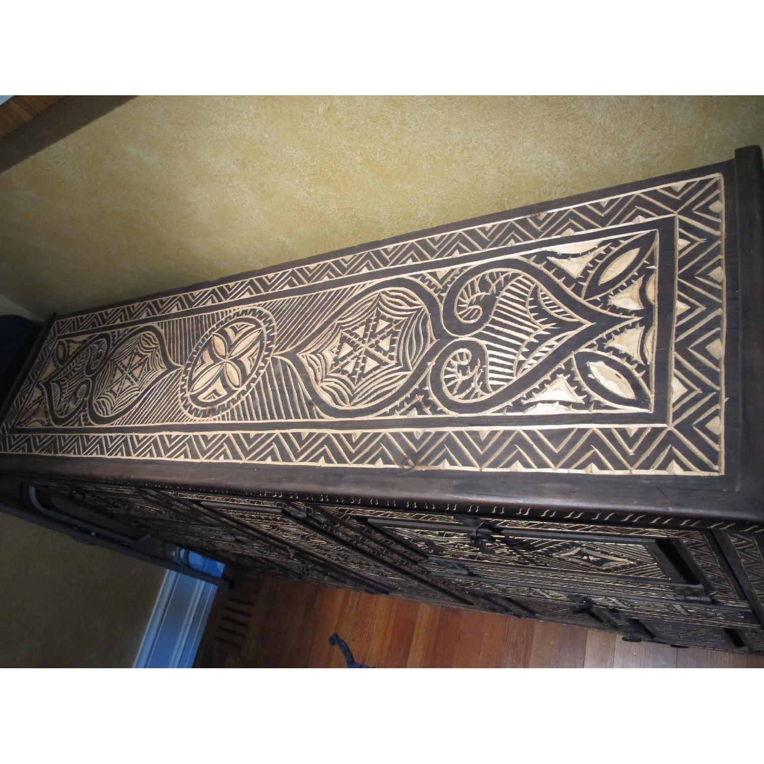 Carved Moroccan Sideboard Cabinet - image-4