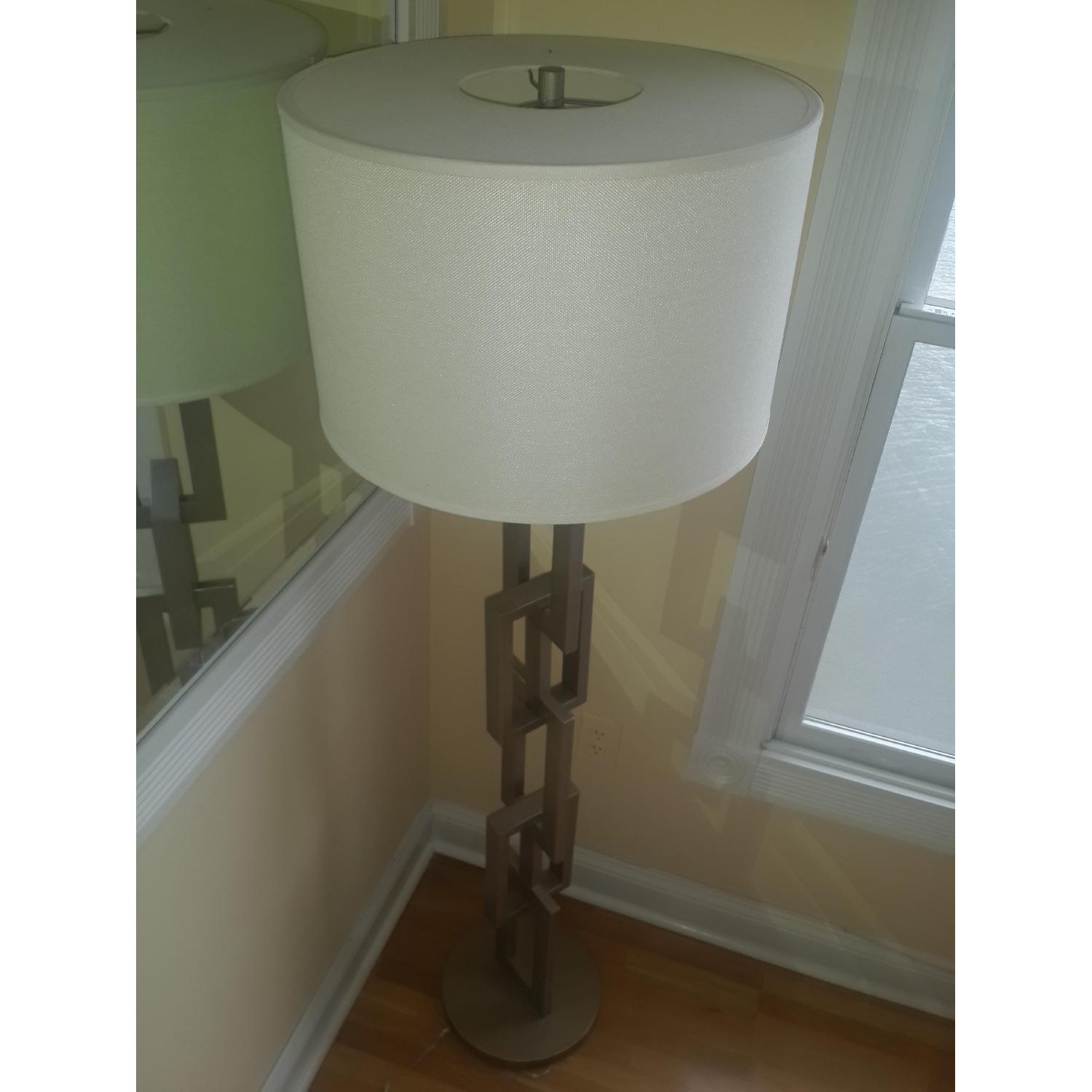 Trend Lighting Linque Collection Antique Gold Floor Lamp + Table Lamp - image-4