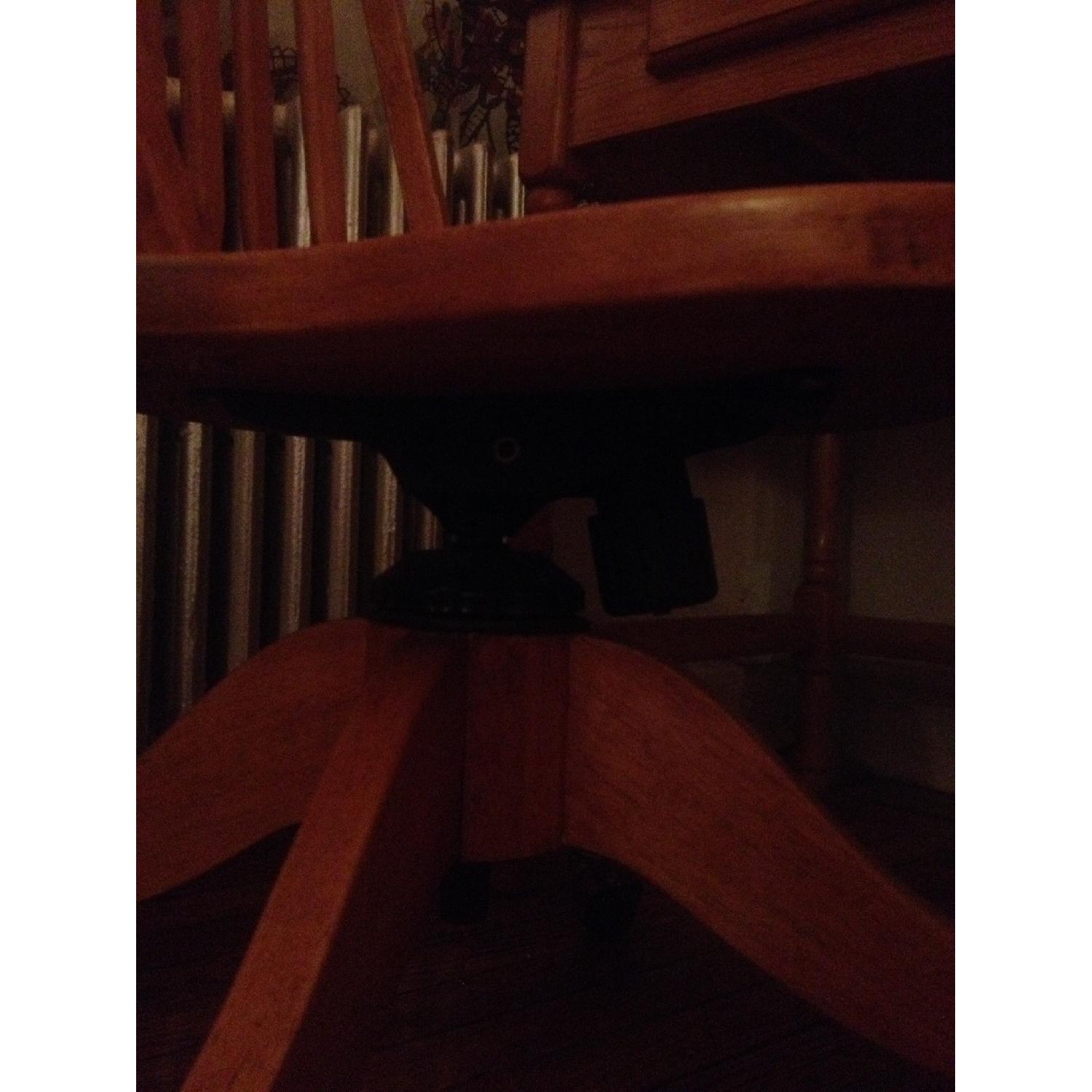 American Lifestyles Roll Top Desk & Rolling Swivel Chair - image-6