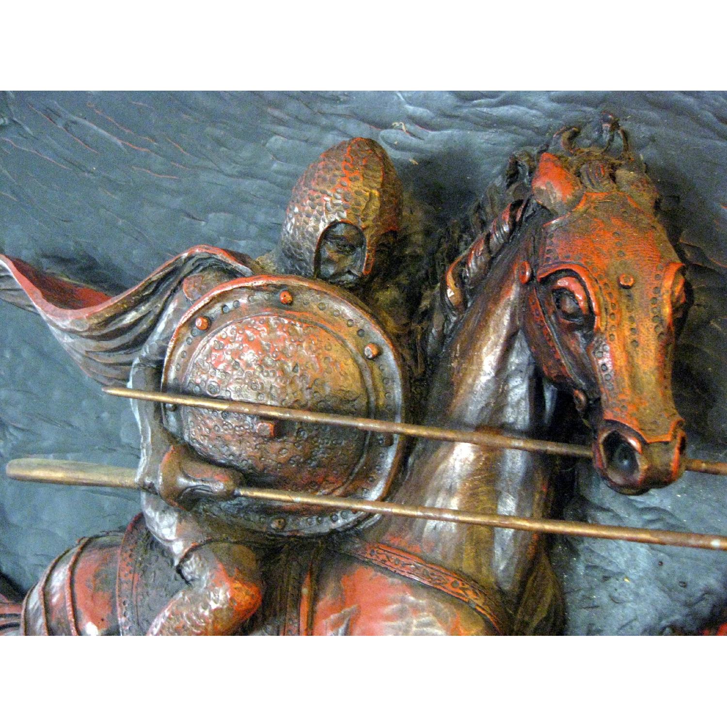 Finesse Originals Vintage Jousting Knights Wall Art - image-2