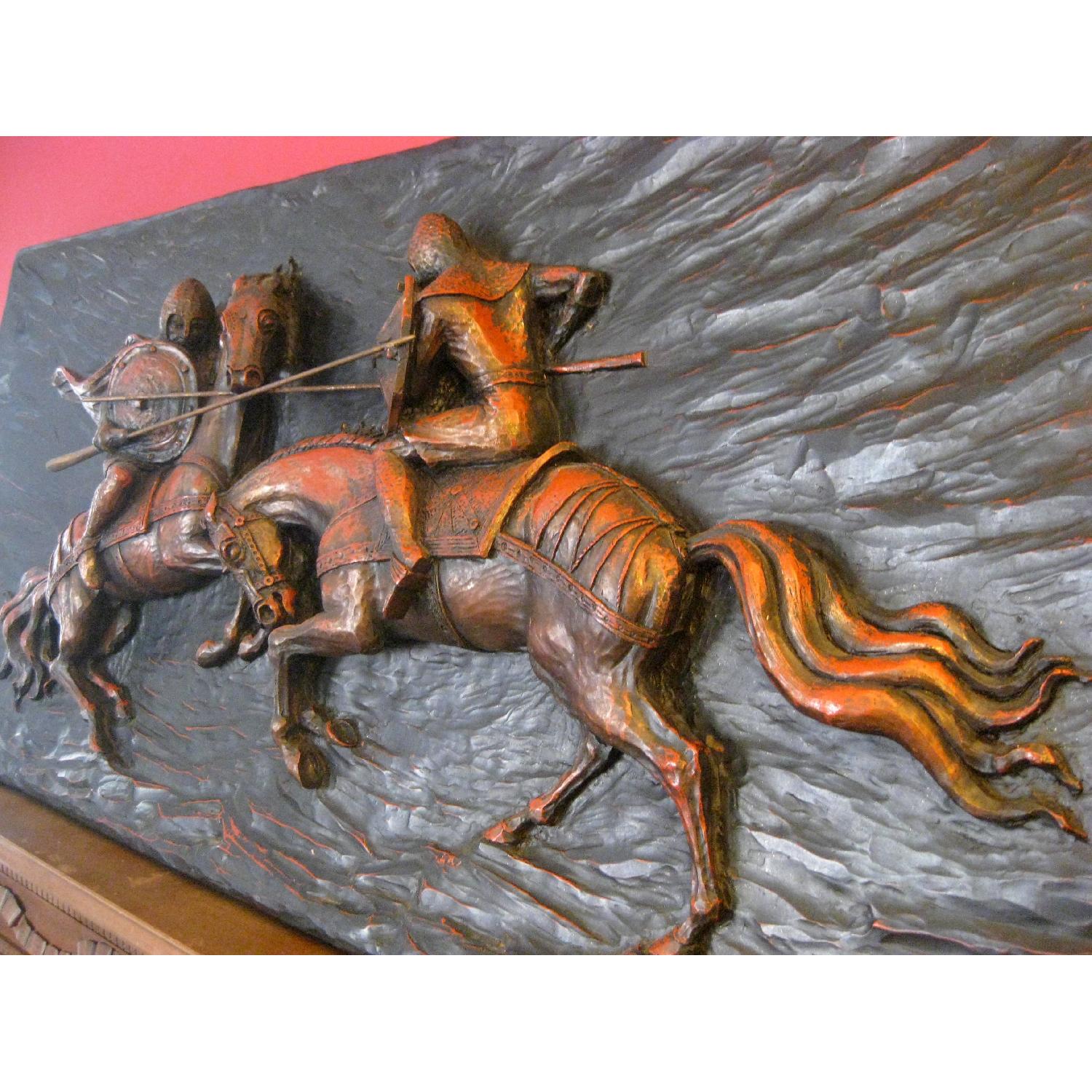 Finesse Originals Vintage Jousting Knights Wall Art - image-4