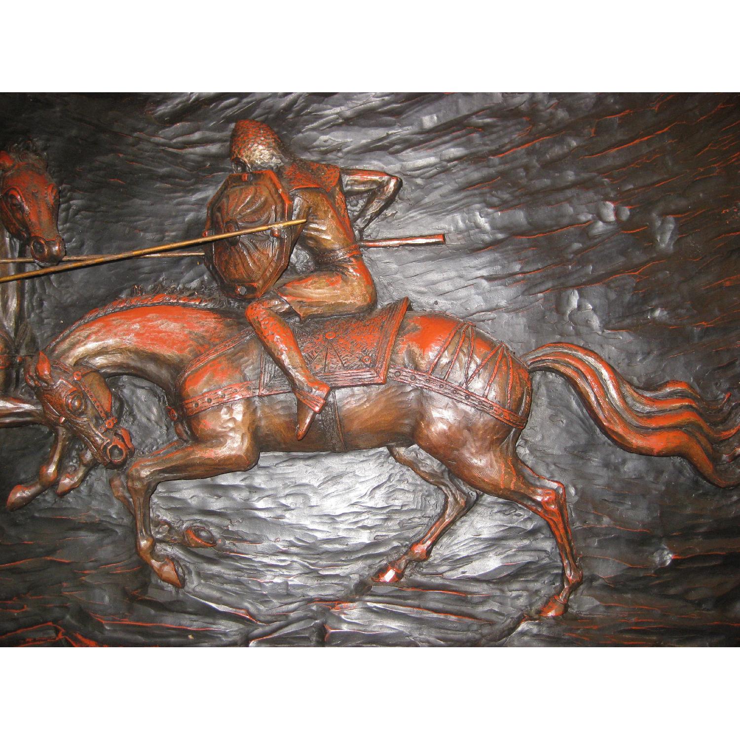 Finesse Originals Vintage Jousting Knights Wall Art - image-12