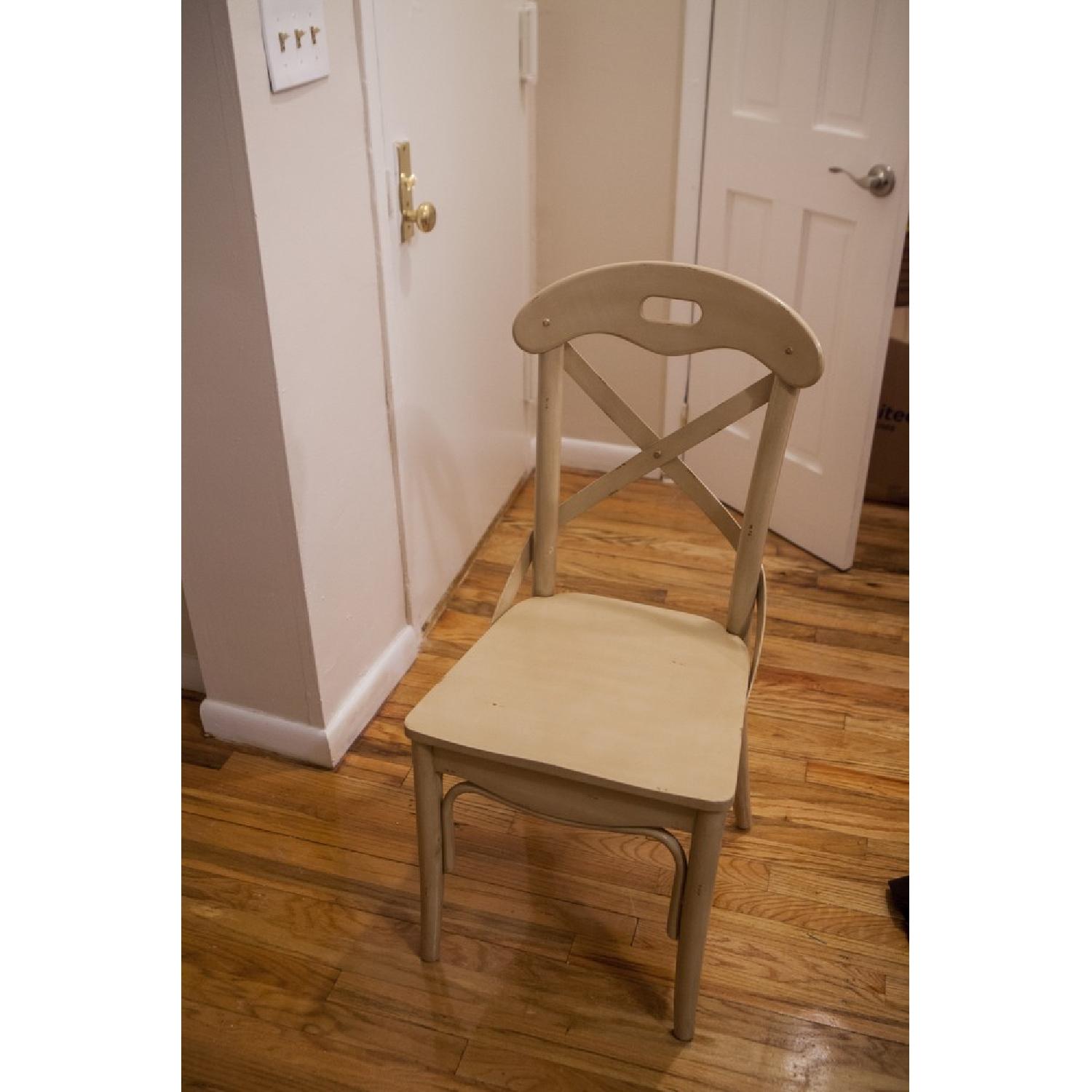 Pier 1 Carmichael Table w/ 1 Bench and 2 Chairs - image-3