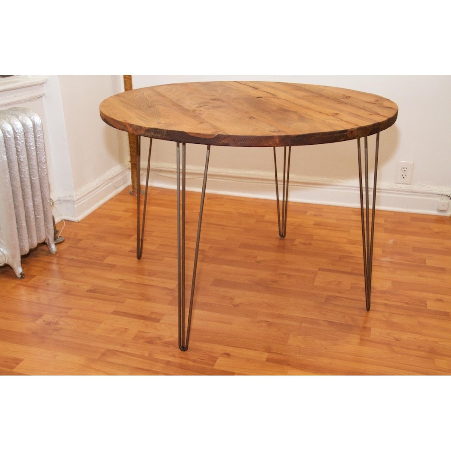 Custom-Made Reclaimed Wood Dining Table - image-2