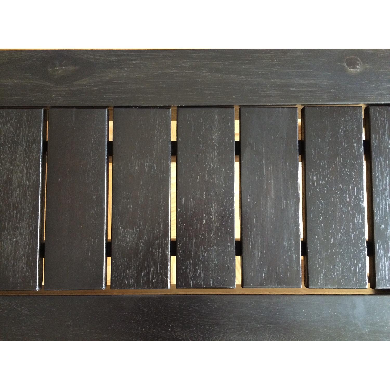 West Elm Wood Slat Long Bench - image-2