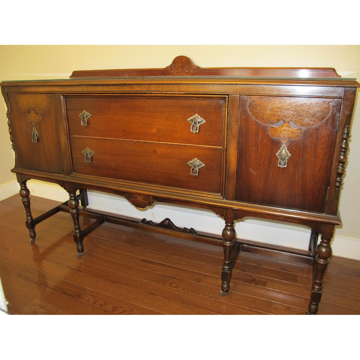Antique Solid Wood Buffet/Sideboard - image-1