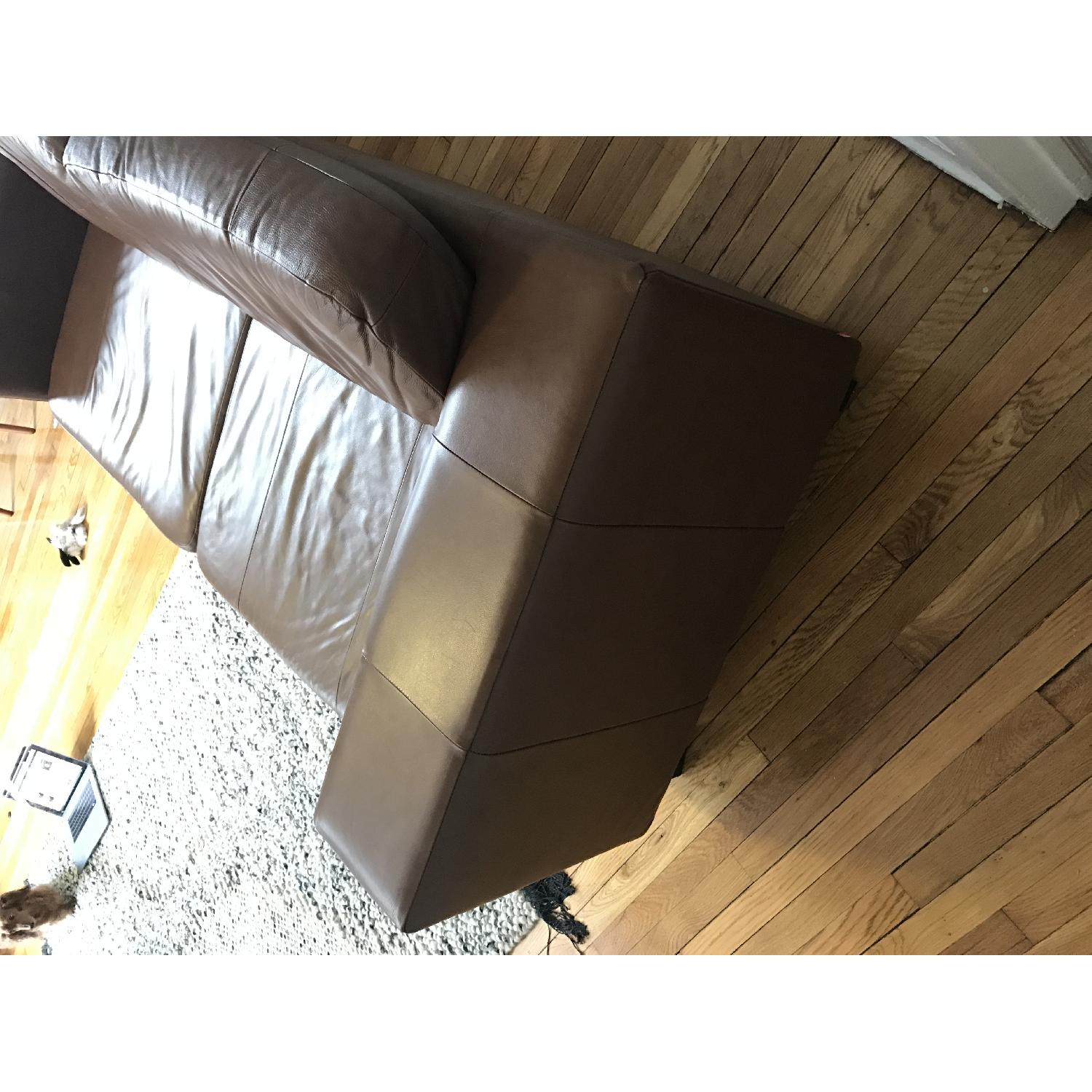 EQ3 Custom Made in Canada Hugo Leather Sofa - image-3