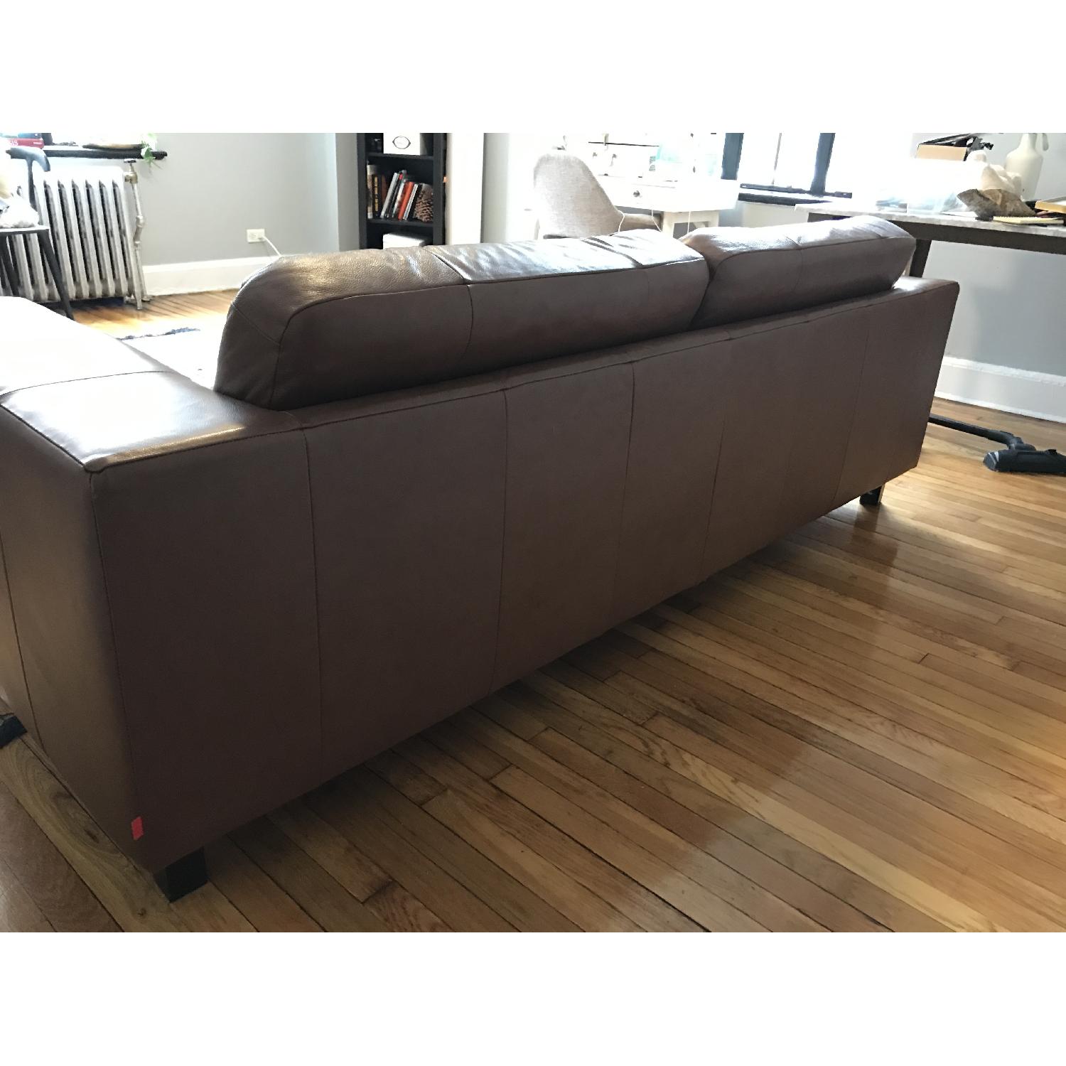 EQ3 Custom Made in Canada Hugo Leather Sofa - image-5