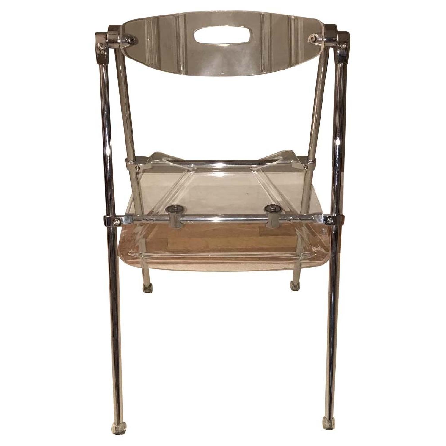 Telescoping Acrylic Chairs AptDeco