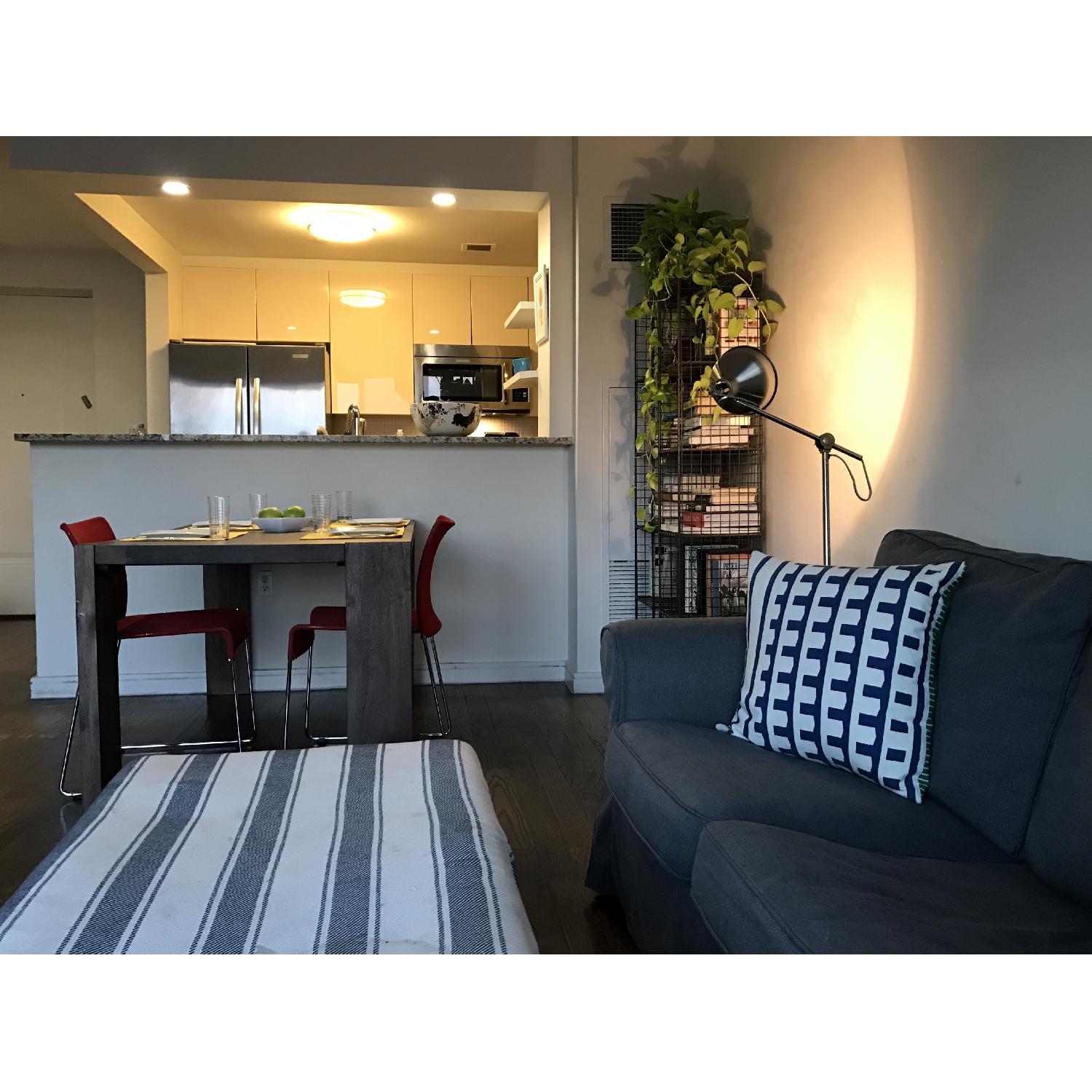 CB2 Dark Wood Dining Table - image-3