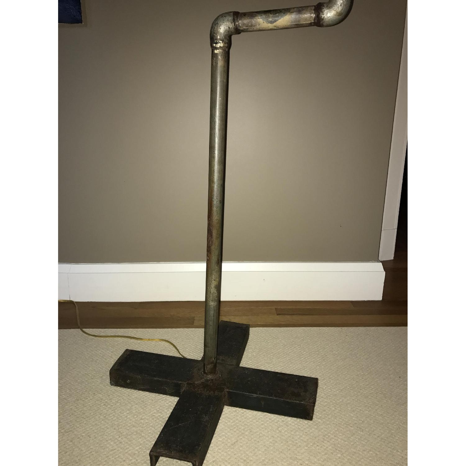 Industrial Metal Pipe Floor Lamp - image-4