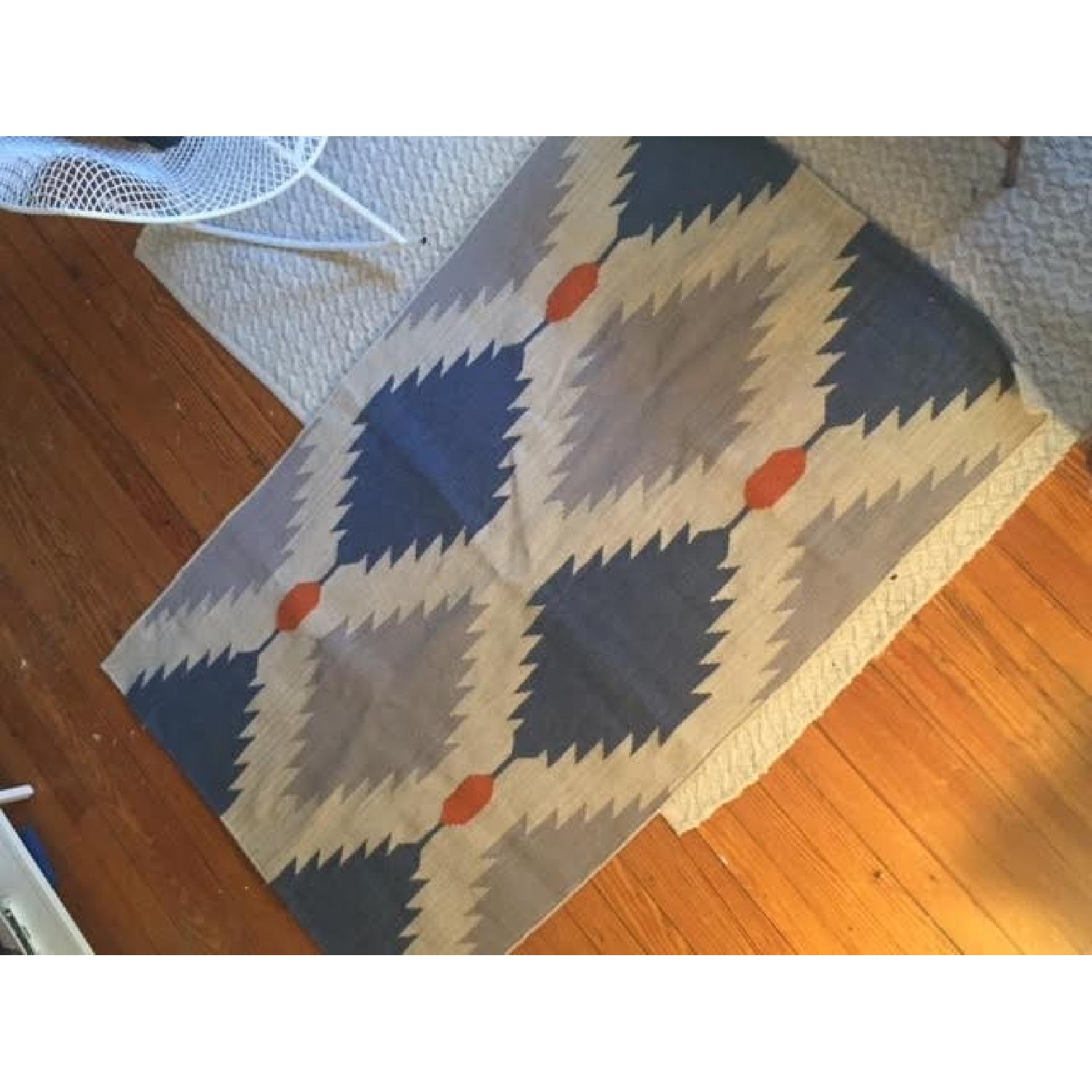 Phoenix Wool Dhurrie Rug - image-1