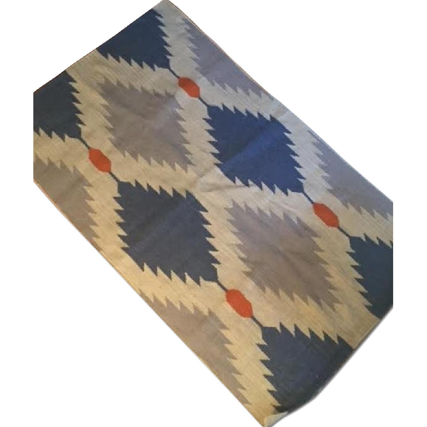 Phoenix Wool Dhurrie Rug - image-0