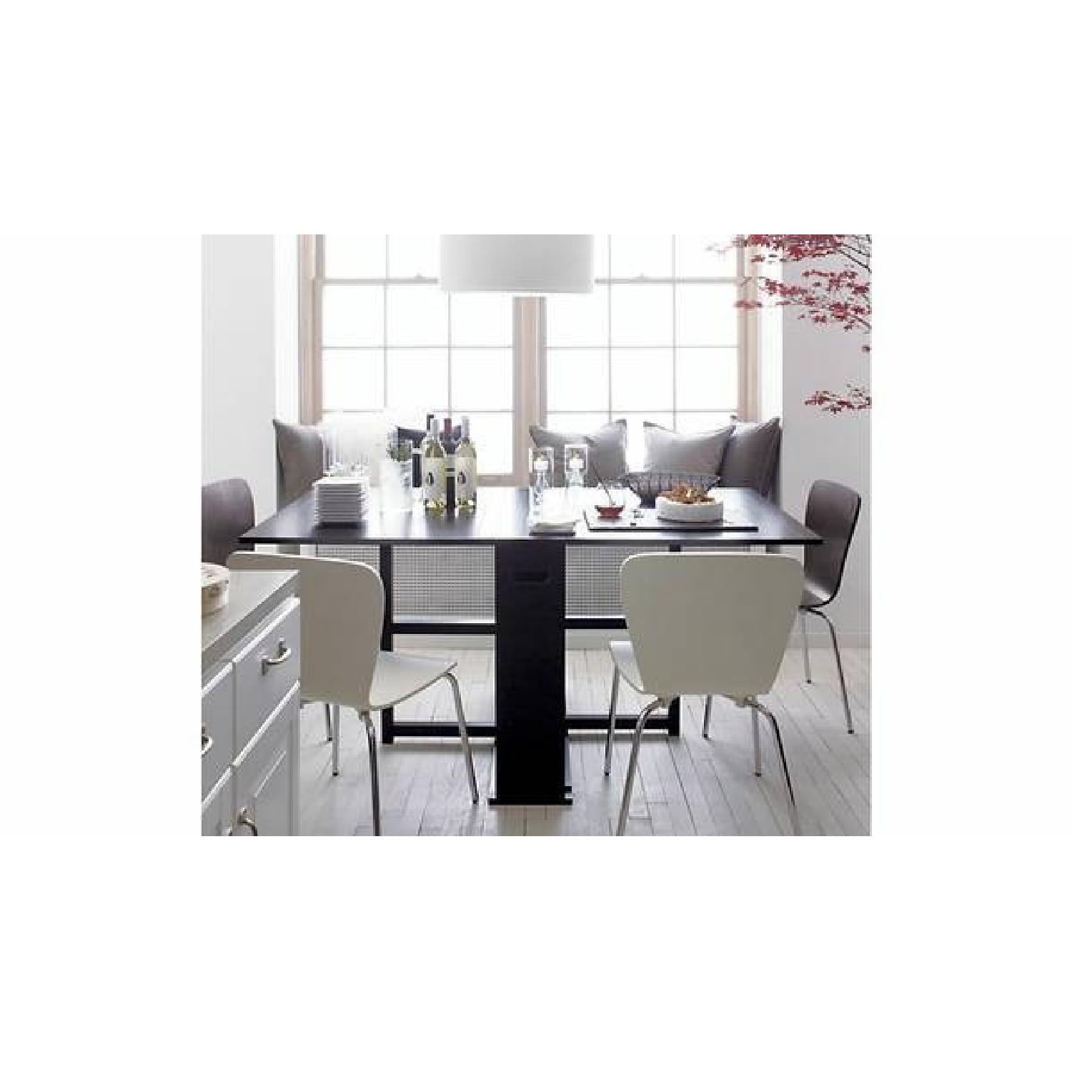 Crate & Barrel Felix White Dining Chair - image-7