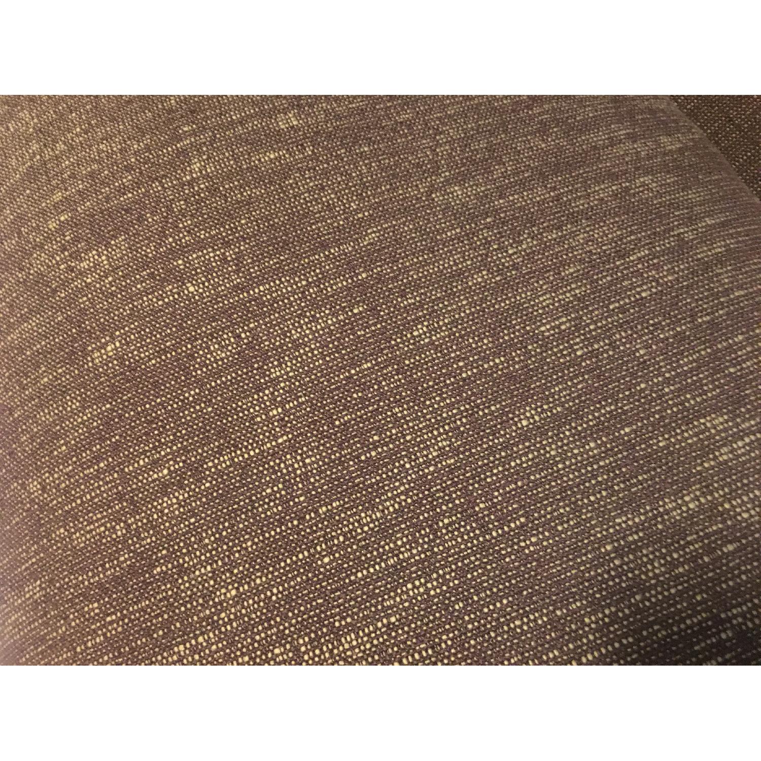 Modern Dark Brown Fabric Sofa - image-4