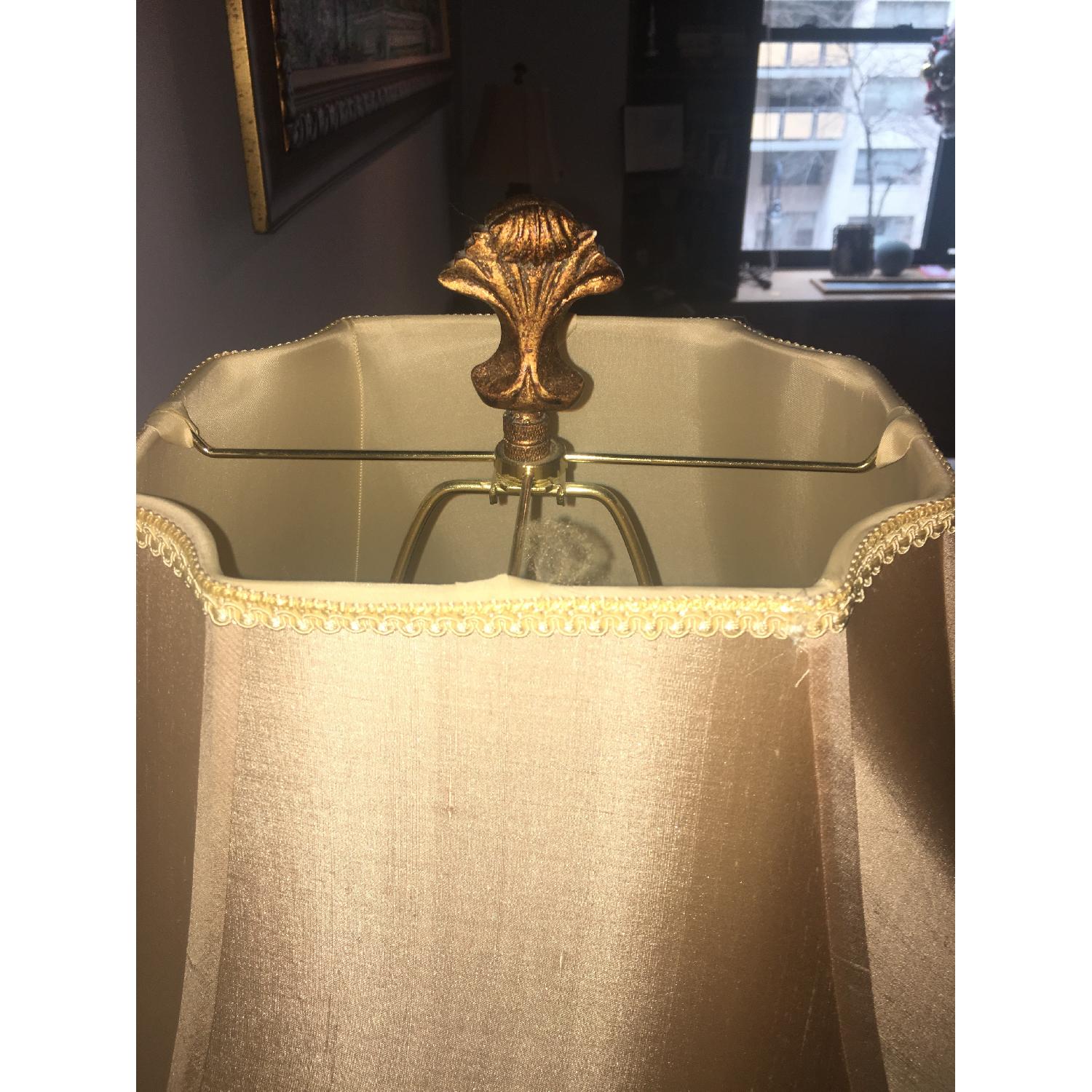 Horchow Hand Painted Mirrored Lamps - image-2