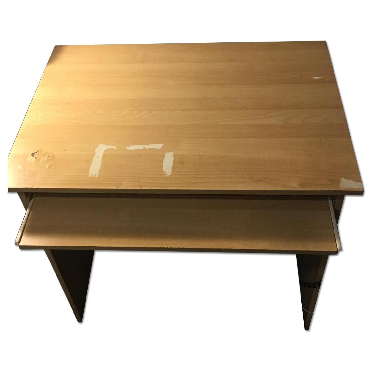 Ikea Office Desk w/ RollOut Keyboard/Mouse Tray AptDeco