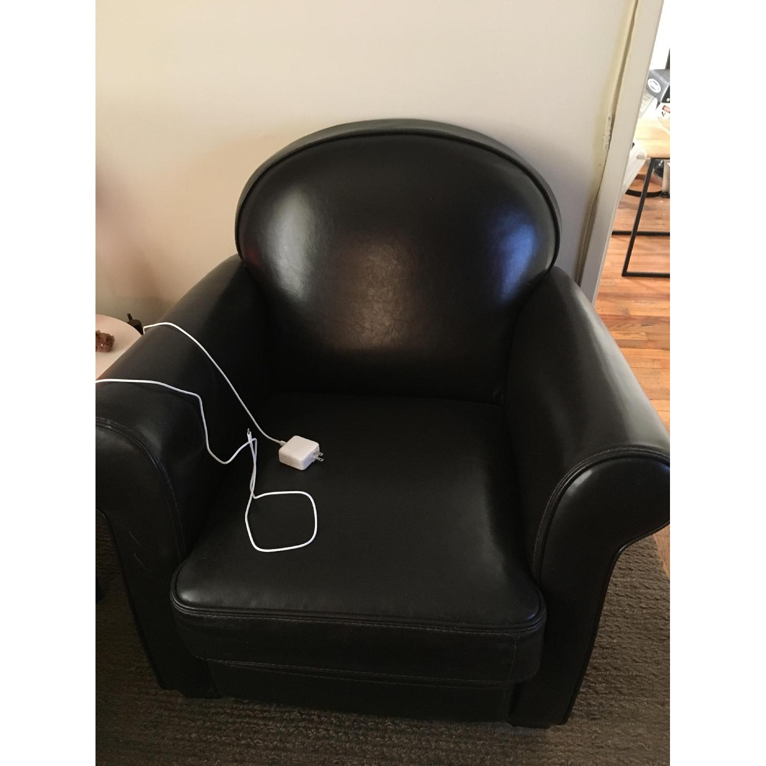 The Bombay Company Leather Club Chair - image-2