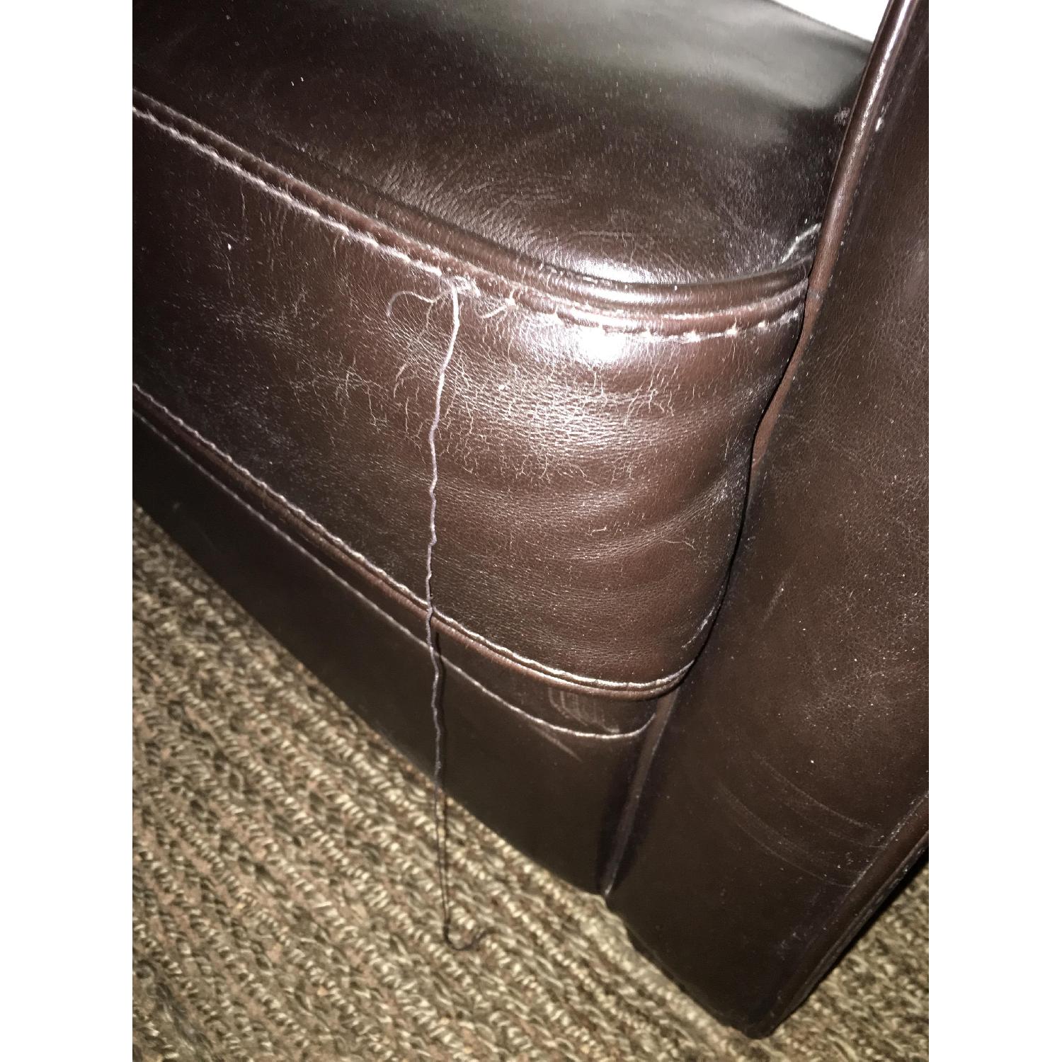 The Bombay Company Leather Club Chair - image-3