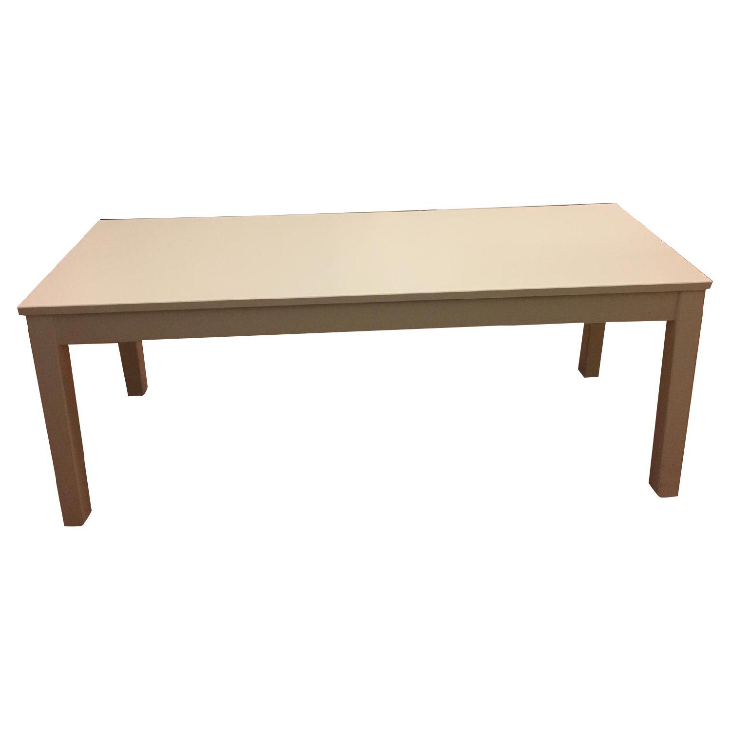 Ikea White Bench - image-0