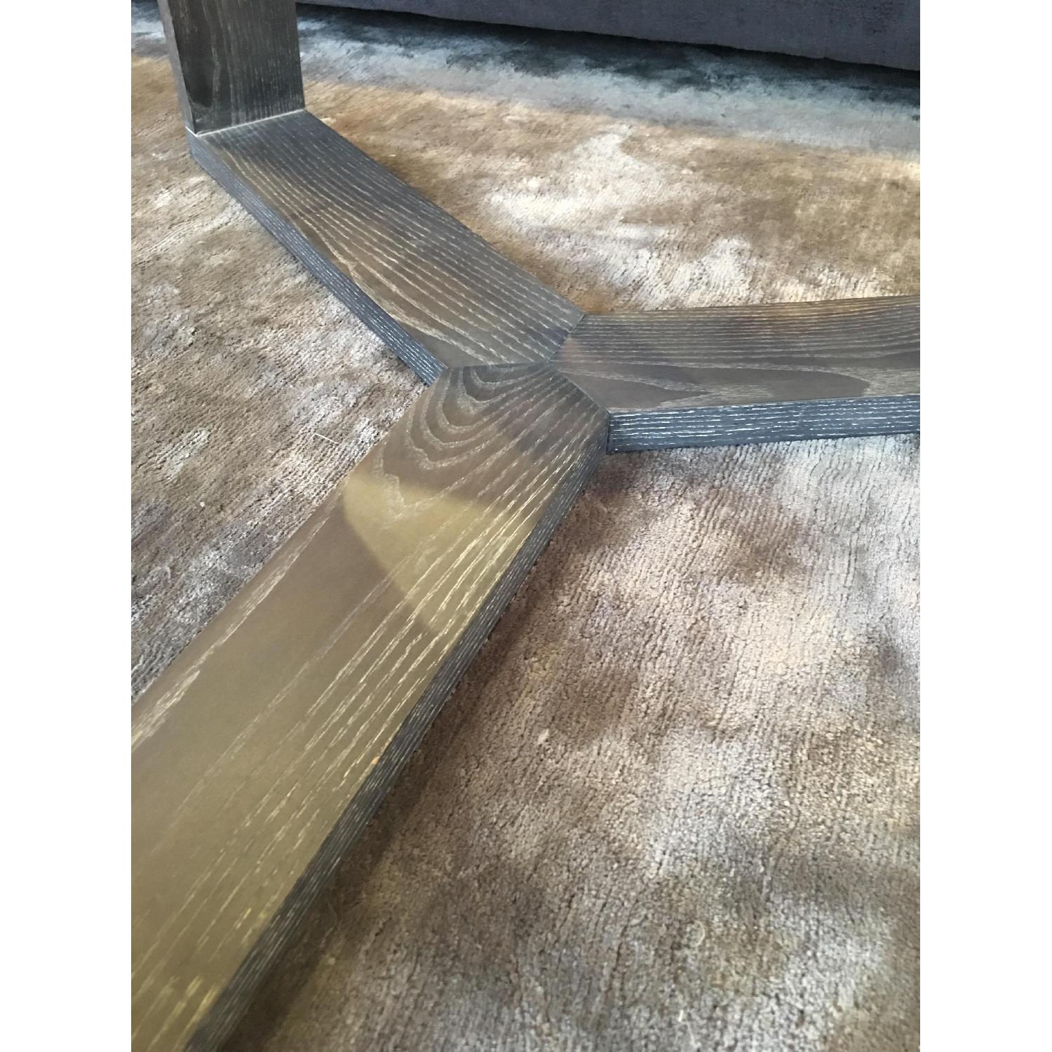 West Elm Round Glass Coffee Table - image-4