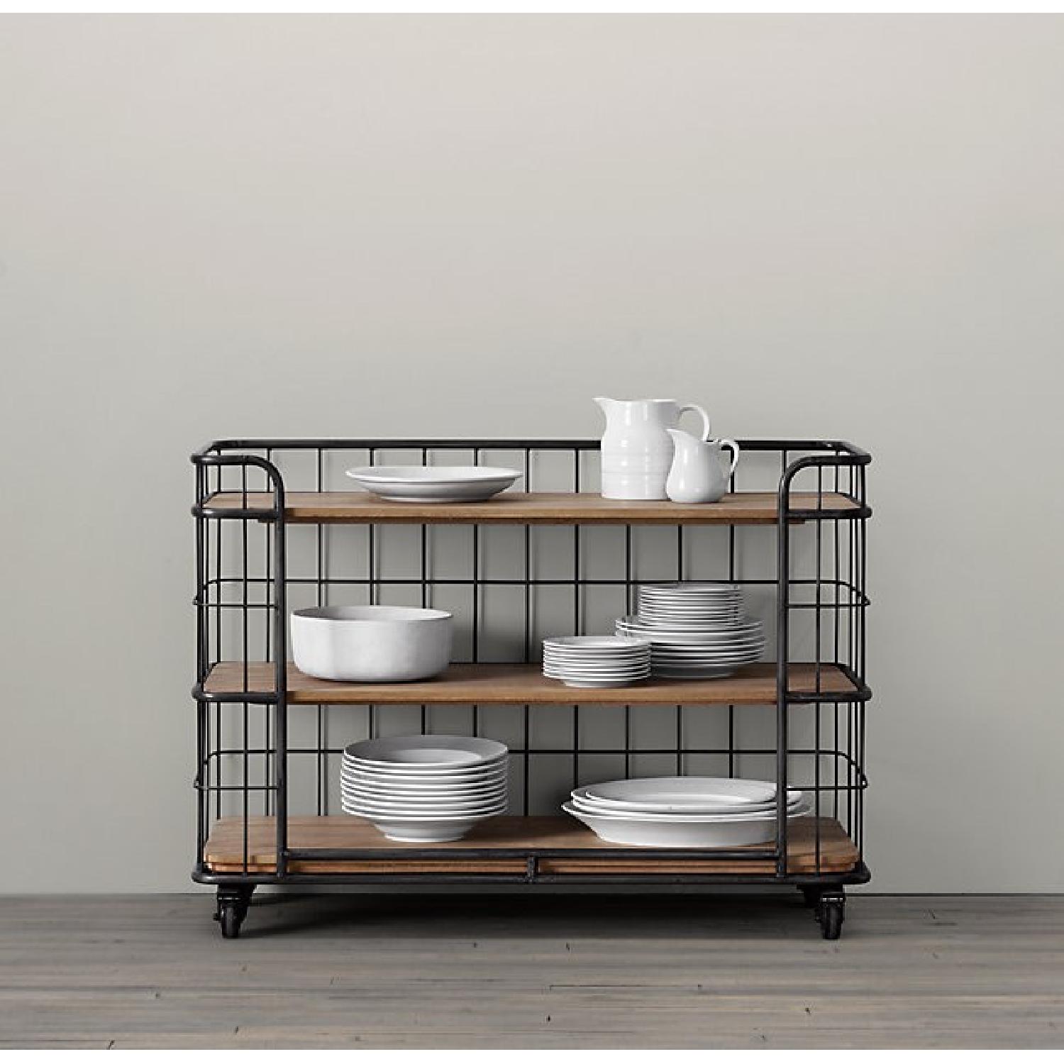 Restoration Hardware Bakers Rack Console - image-1