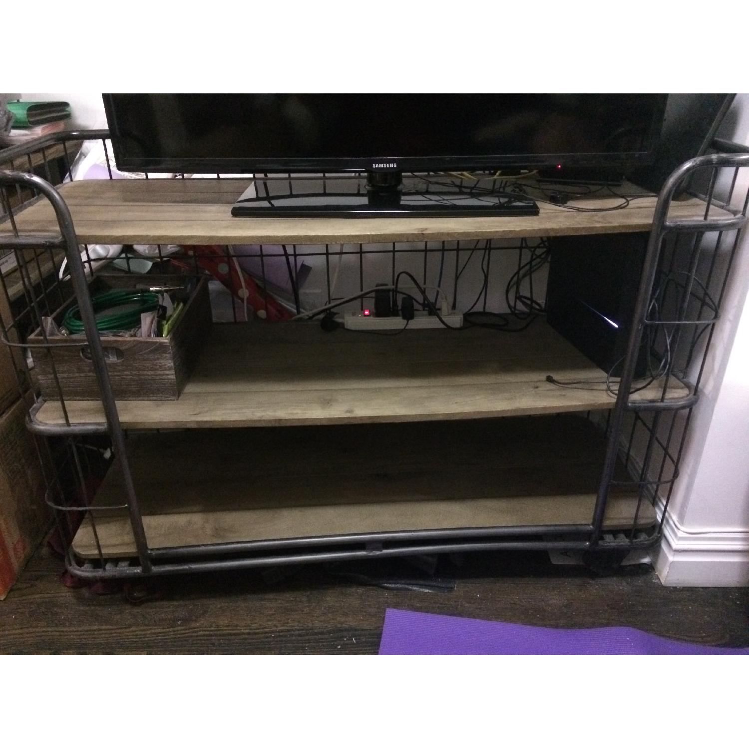 Restoration Hardware Bakers Rack Console - image-2