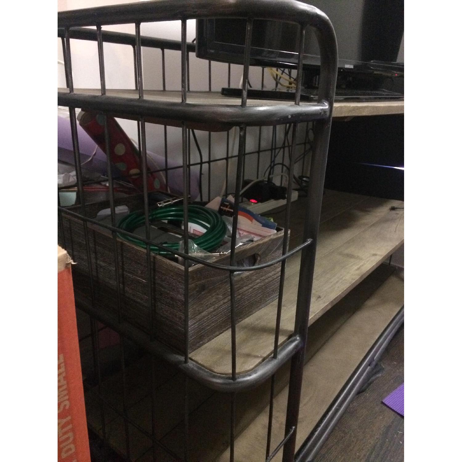 Restoration Hardware Bakers Rack Console - image-5