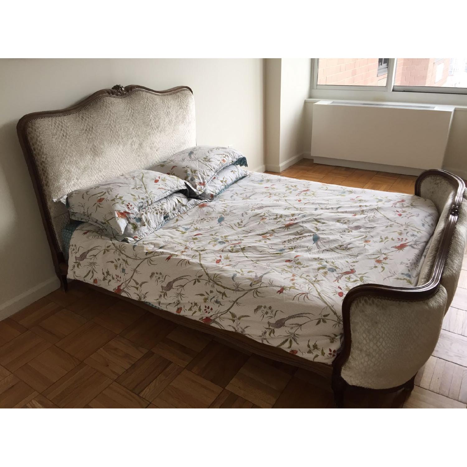 Antique French Queen Size Bed Frame - image-4