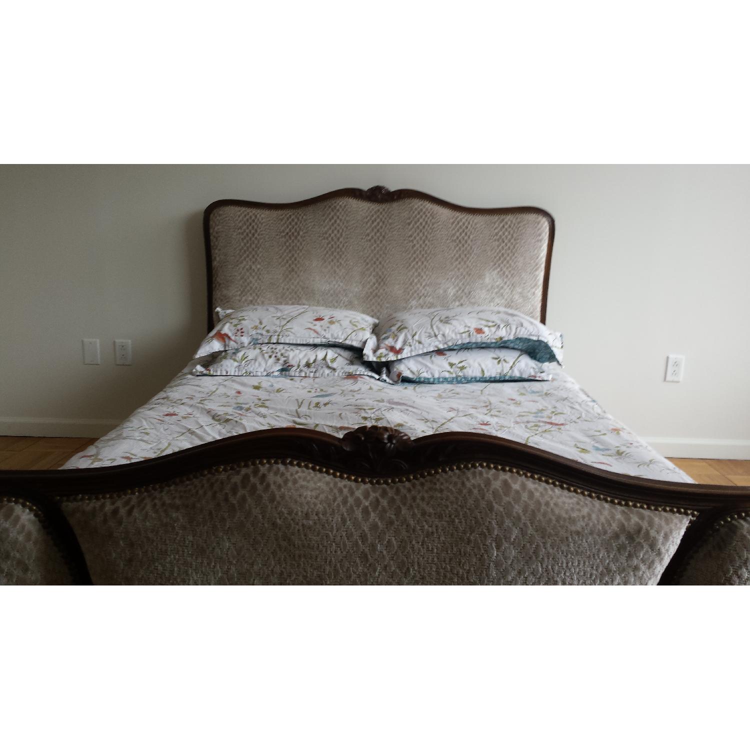 Antique French Queen Size Bed Frame - image-6