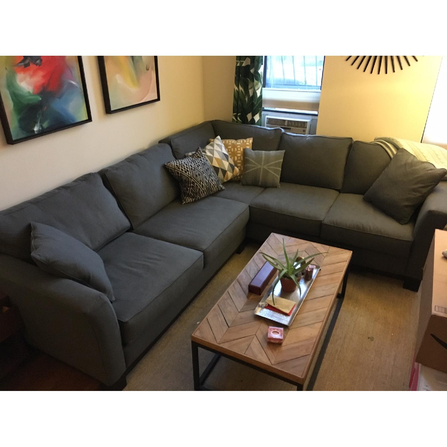 Macy's Kenton L Shape Sectional Sofa AptDeco