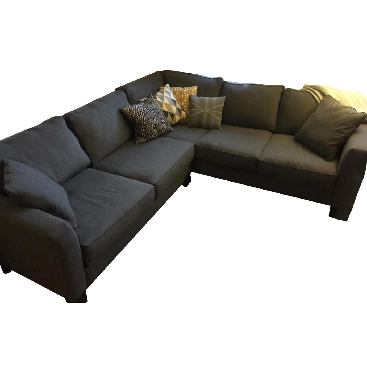 Macy's Kenton L Shape Sectional Sofa AptDeco