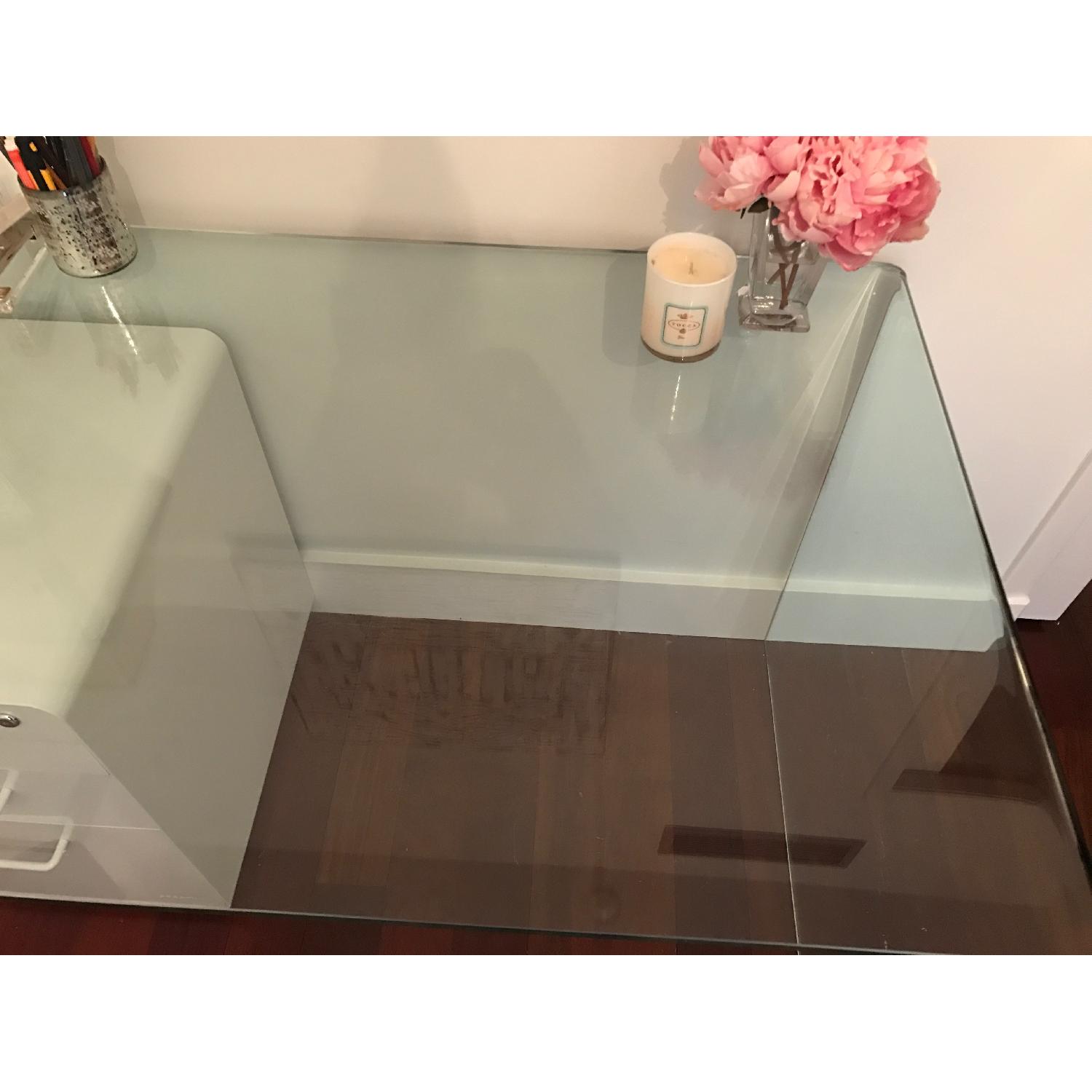Wisteria Glass Waterfall Desk - image-3