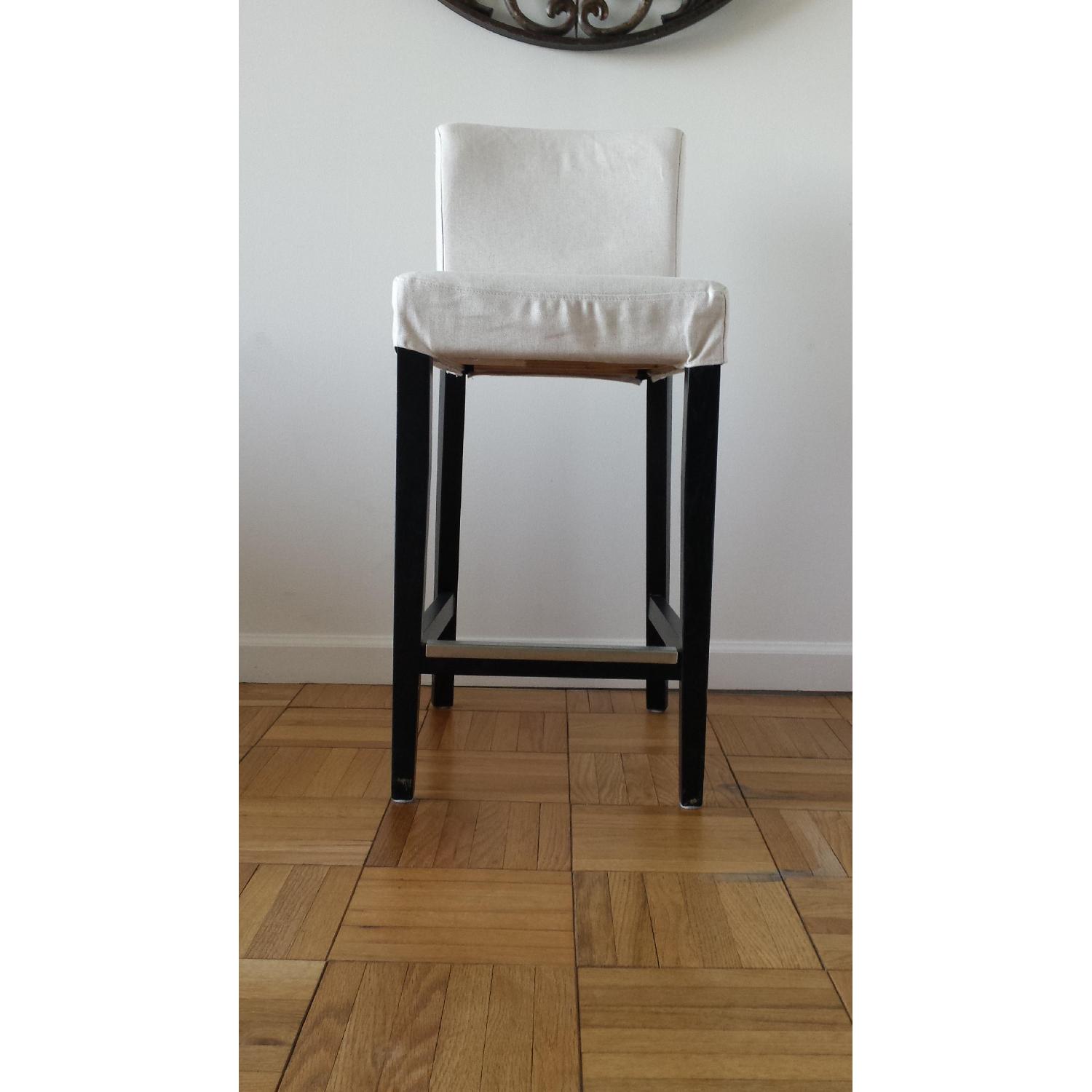 Ikea Upholstered Bar Stools - image-1