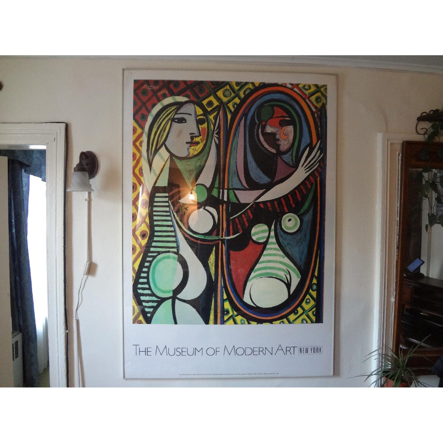 Full Size Framed Picasso Poster - Girl Before Mirror - image-2