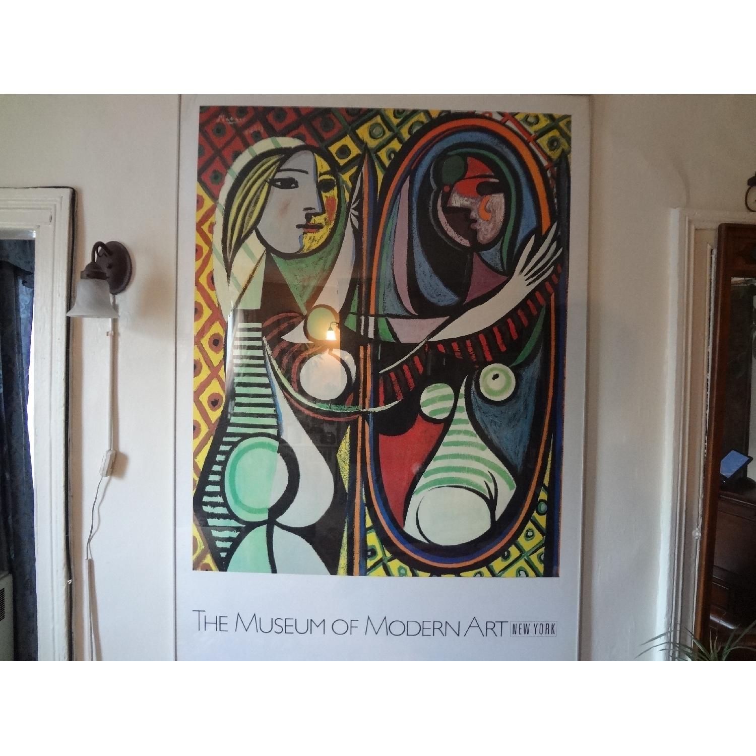Full Size Framed Picasso Poster - Girl Before Mirror - image-3