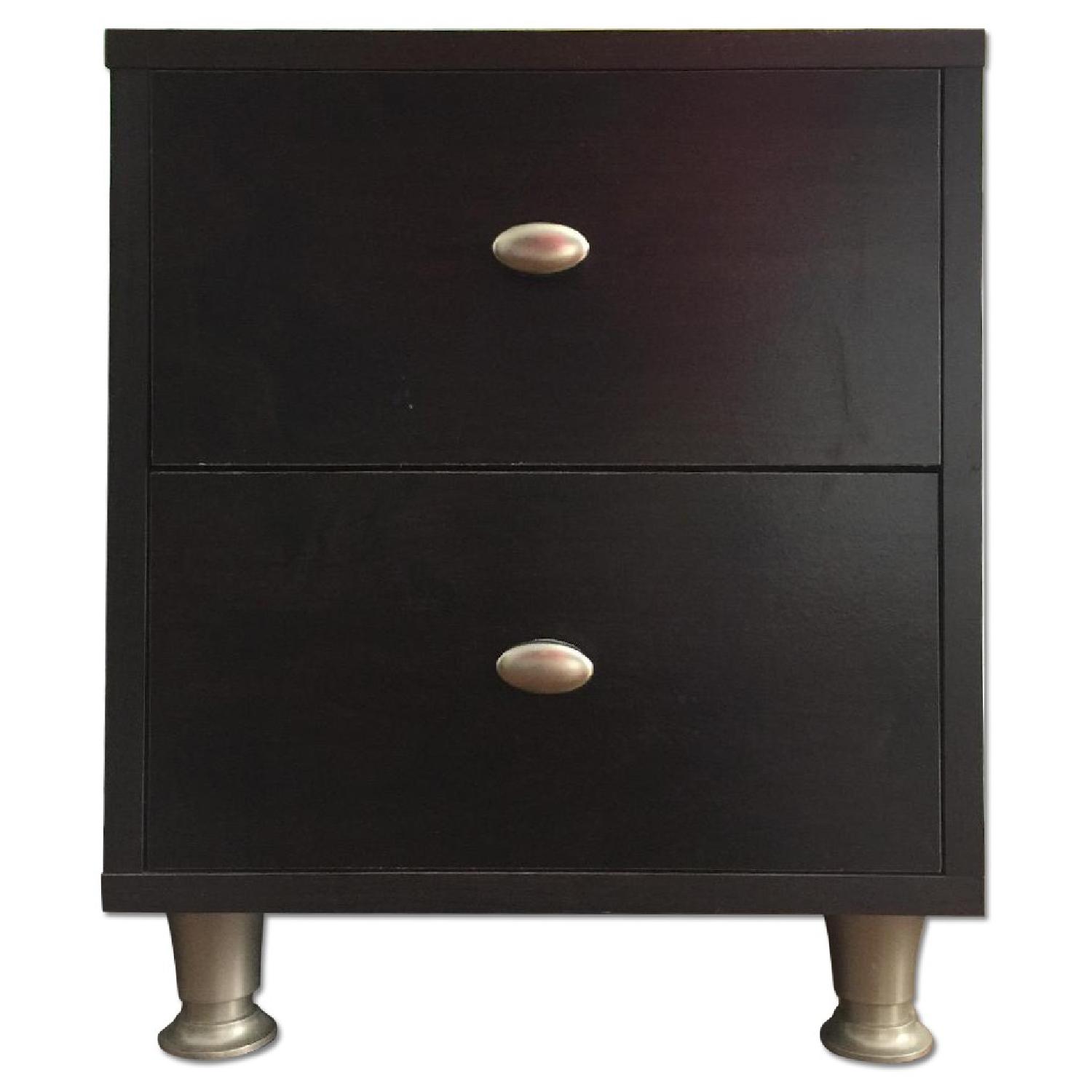 Two Drawer Storage Bedside Sofa End Tables Aptdeco