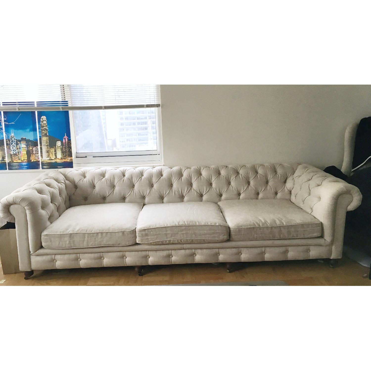 Restoration Hardware Kensington Upholstered Sofa - image-3