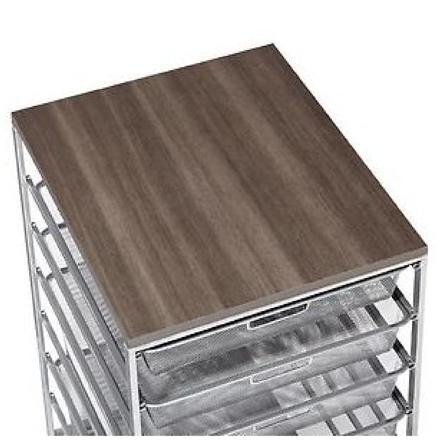 Container Store Elfa Narrow Wire Drawer Storage Unit AptDeco