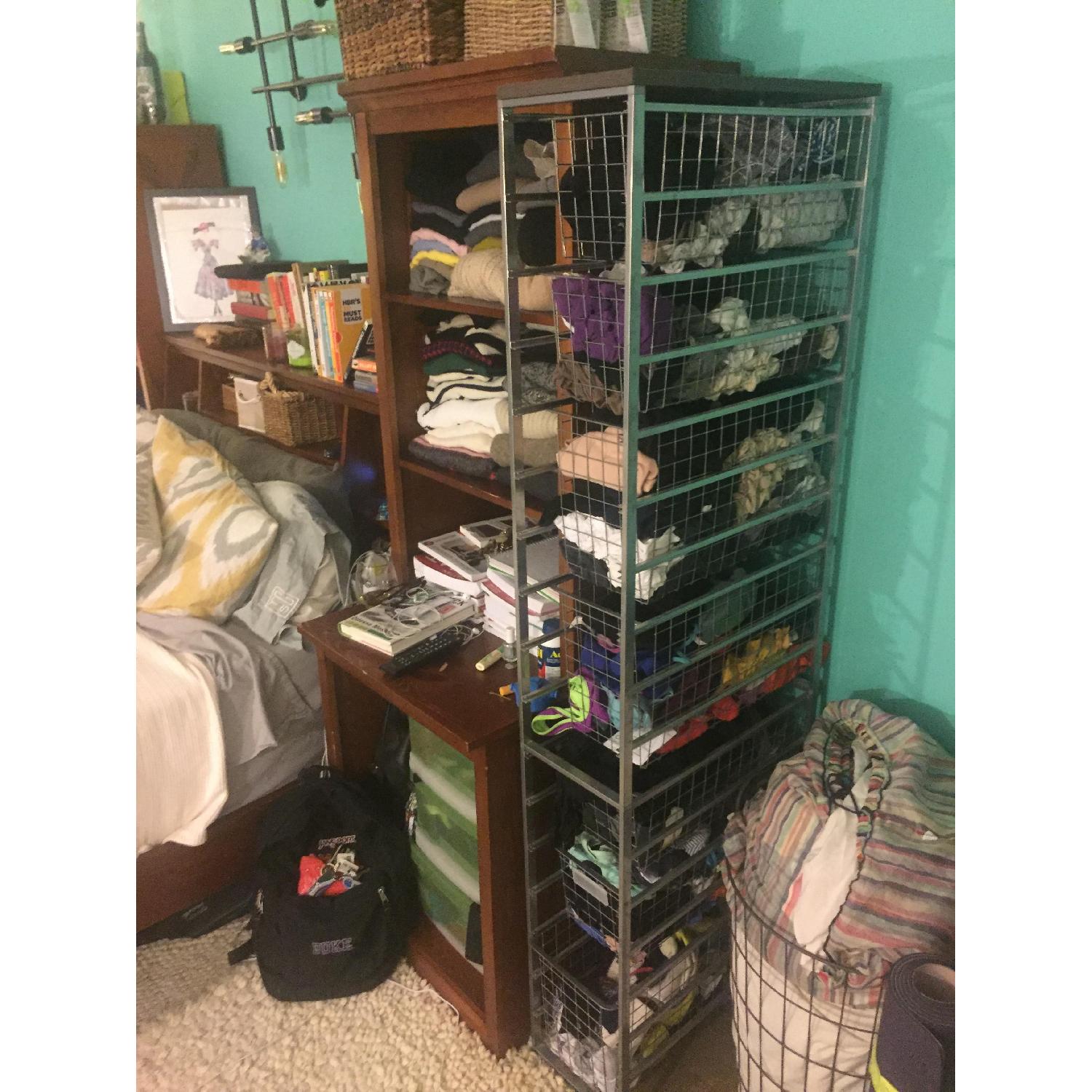 Container Store Elfa Narrow Wire Drawer Storage Unit AptDeco