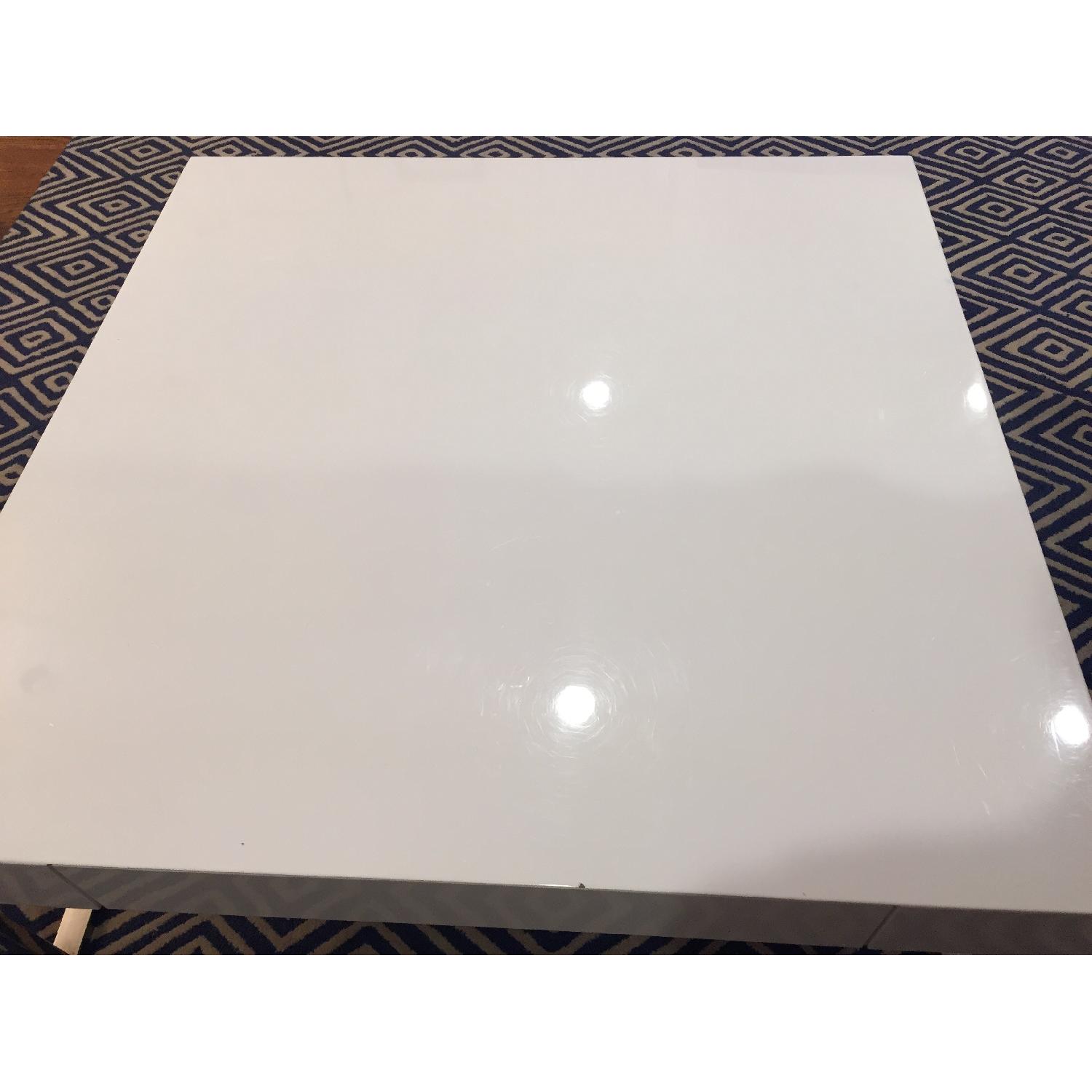 Modani Gavino White Lacquer Coffee Table - image-4