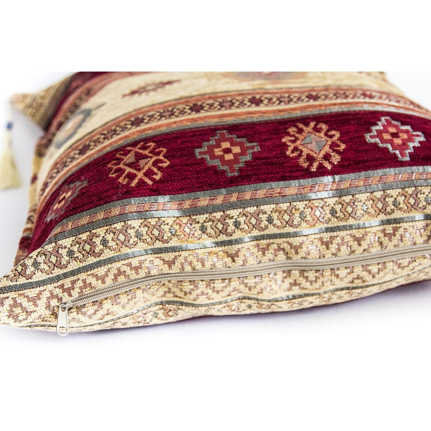 Handmade Oriental Pillow Case - image-1