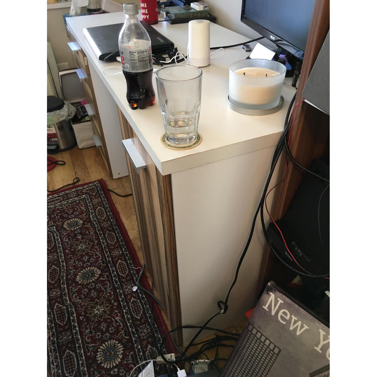 White & Oak Desk - image-7