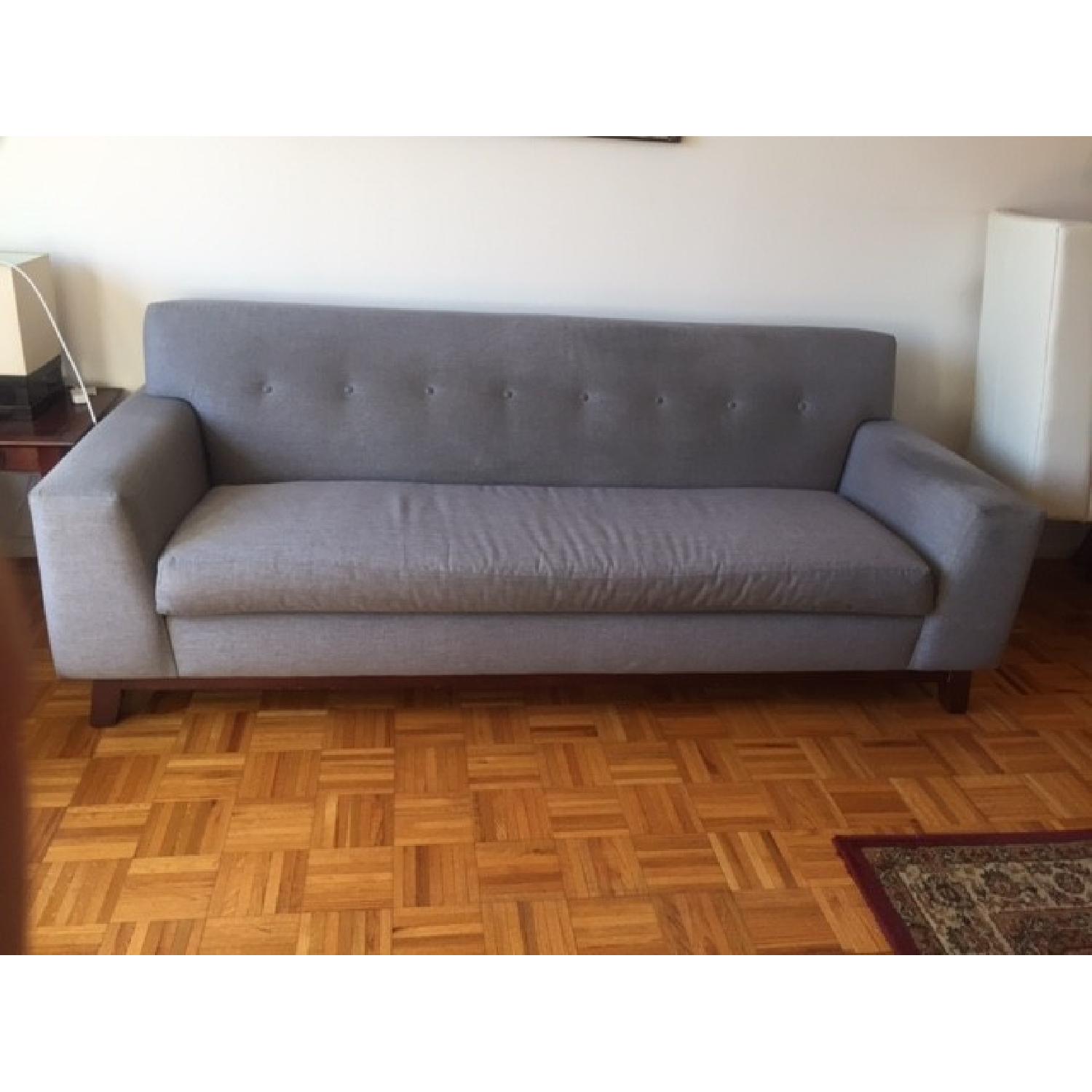 Crypton Fabrics Couch + Matching Armchair & Ottoman - image-7